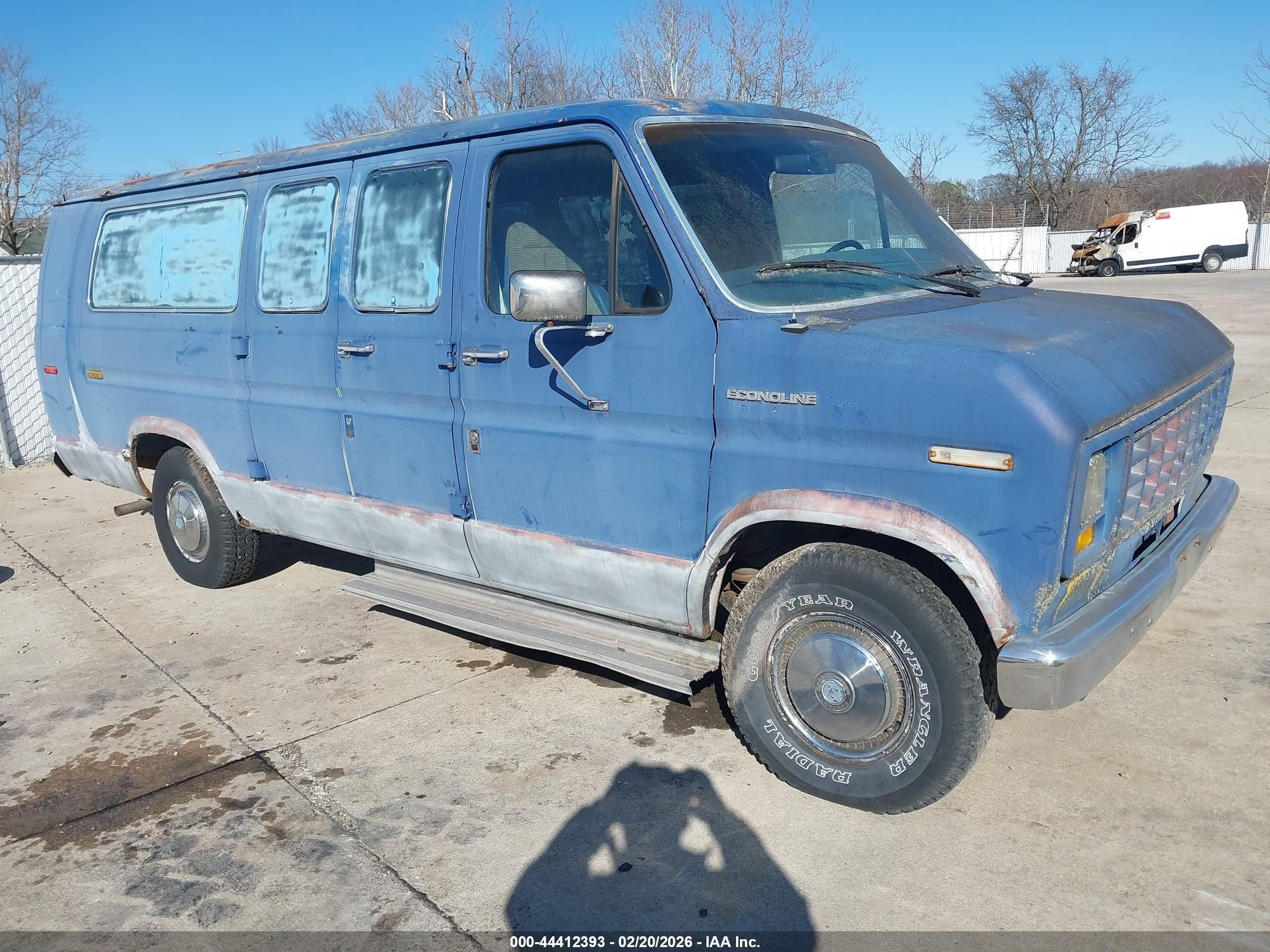 1987 Ford Econoline Cargo, VIN 1FTES15Y2HHB93348 — Normal wear