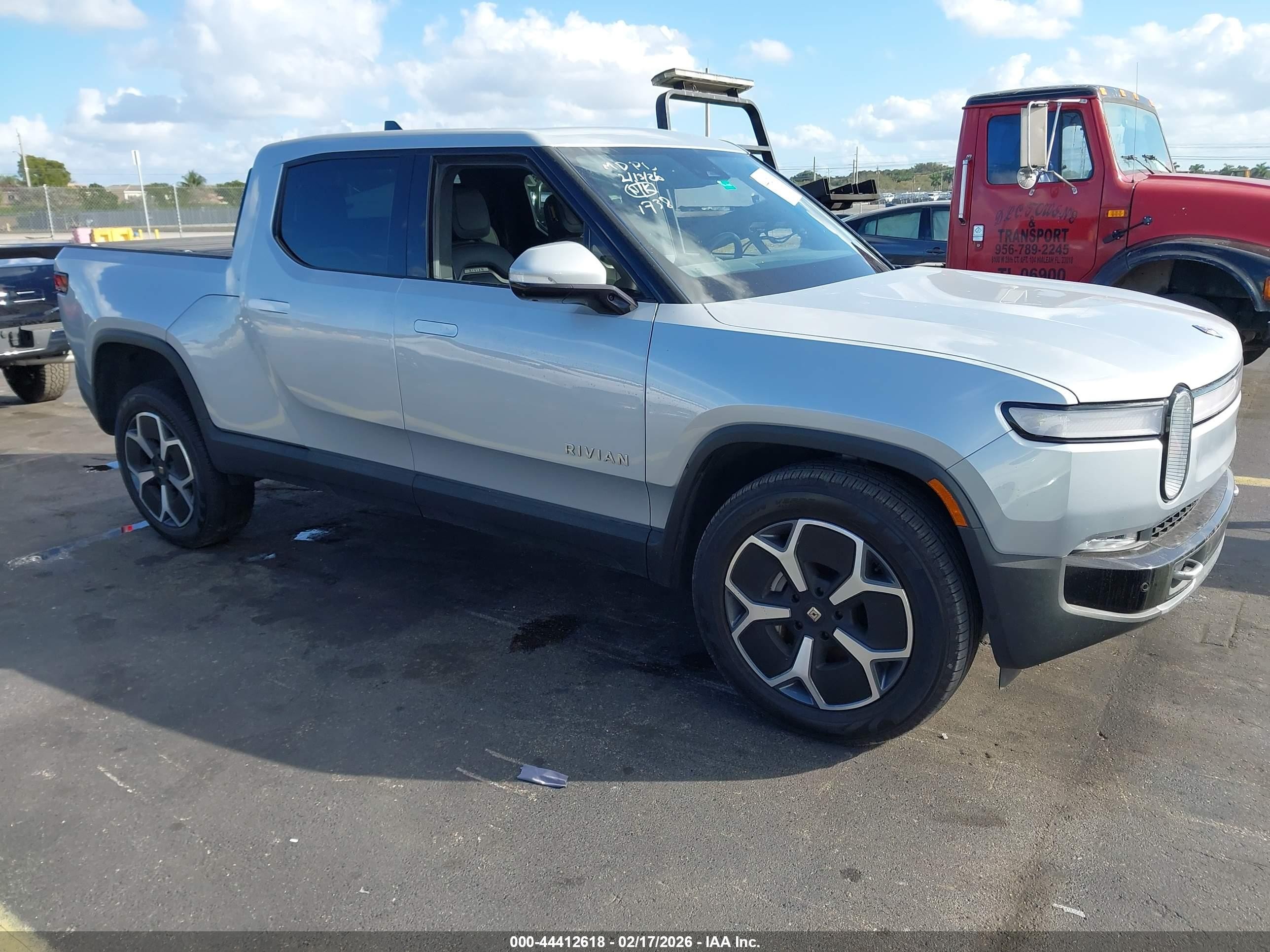 2024 Rivian R1T Adventure, VIN 7FCTGBAA0RN031738 — Water / flood