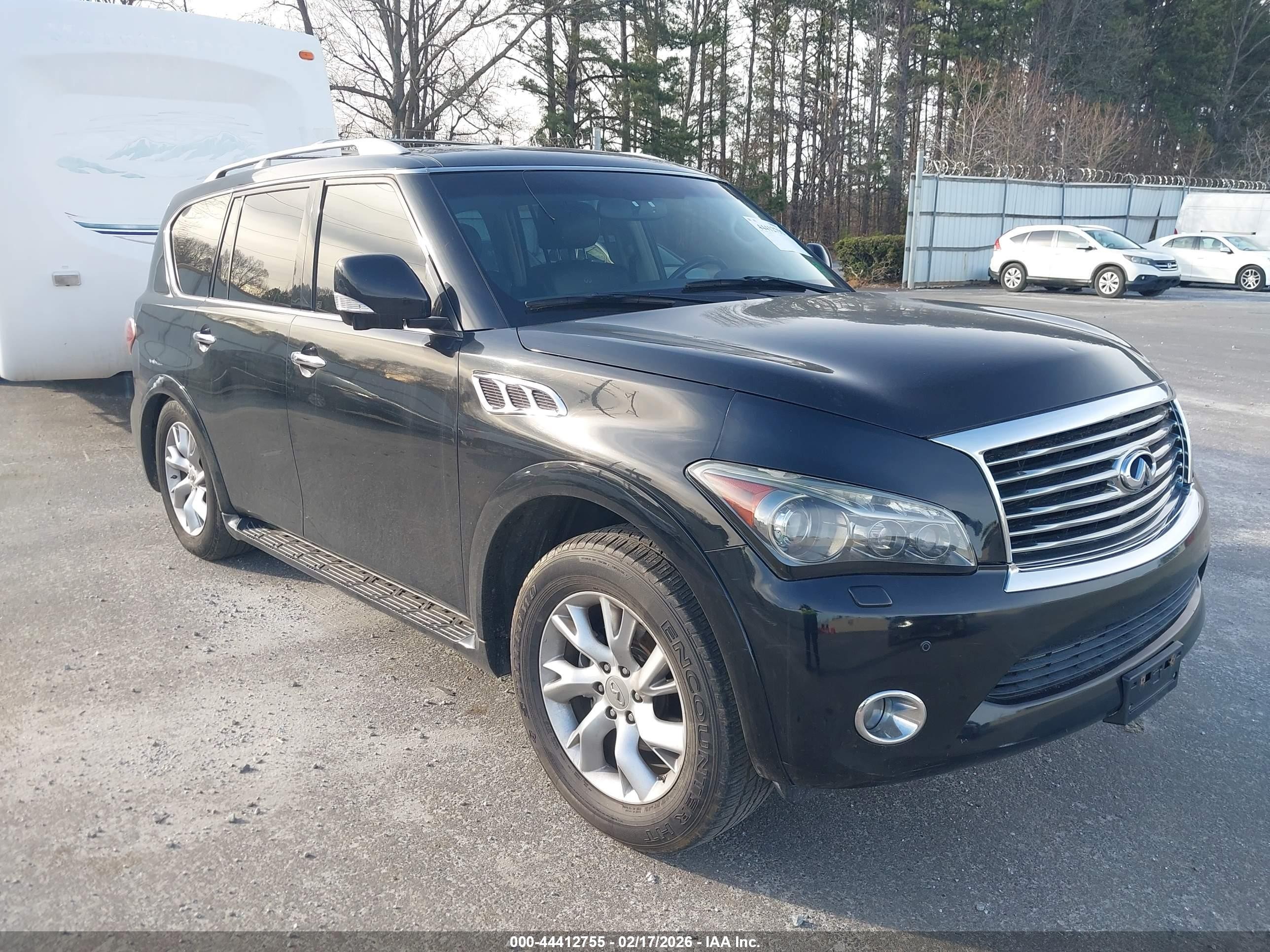 2012 Infiniti QX56 8-passenger, VIN JN8AZ2NC8C9315769 — Repossession