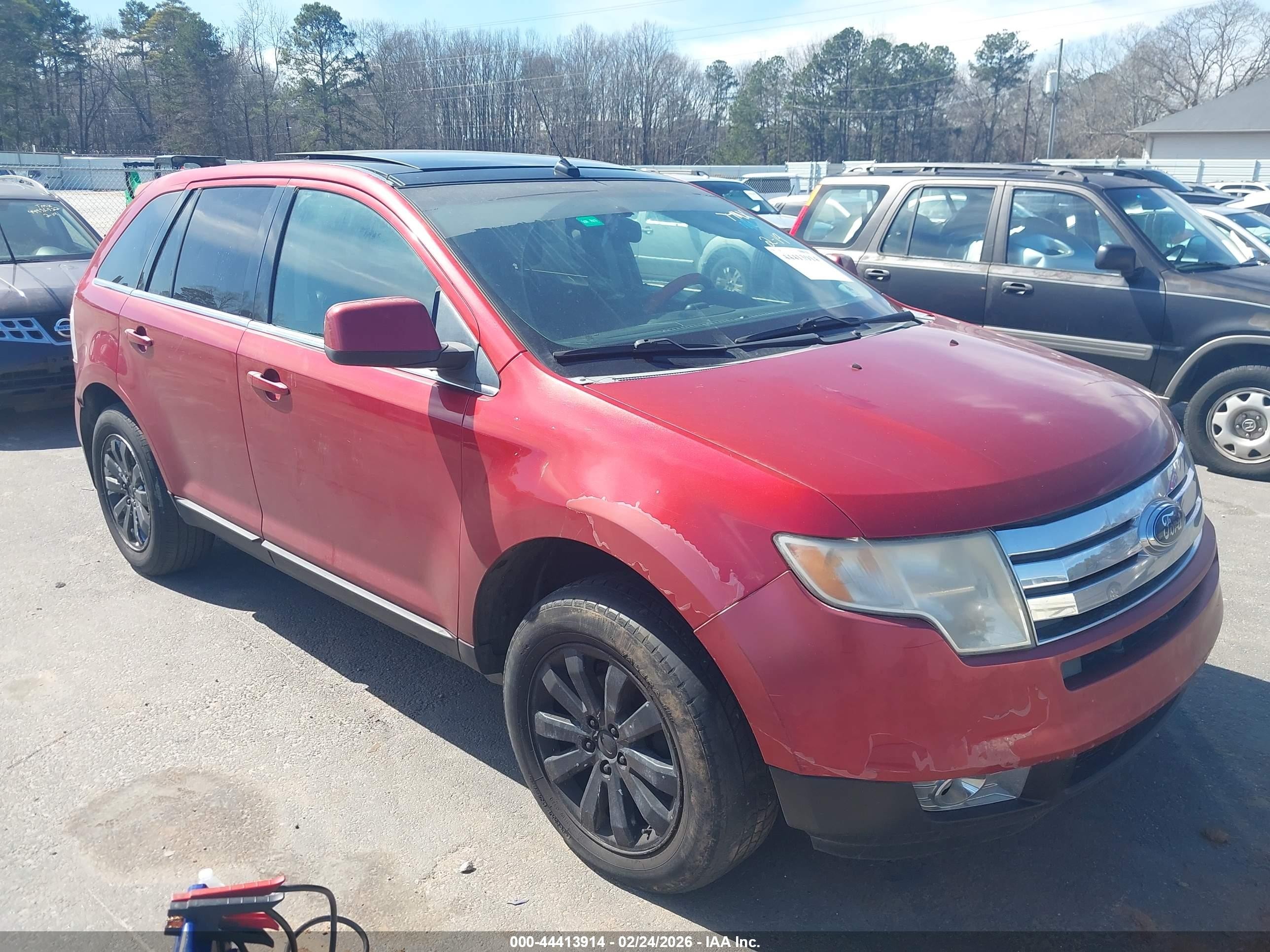 2008 Ford Edge Limited, VIN 2FMDK39C28BA57395 — Normal wear