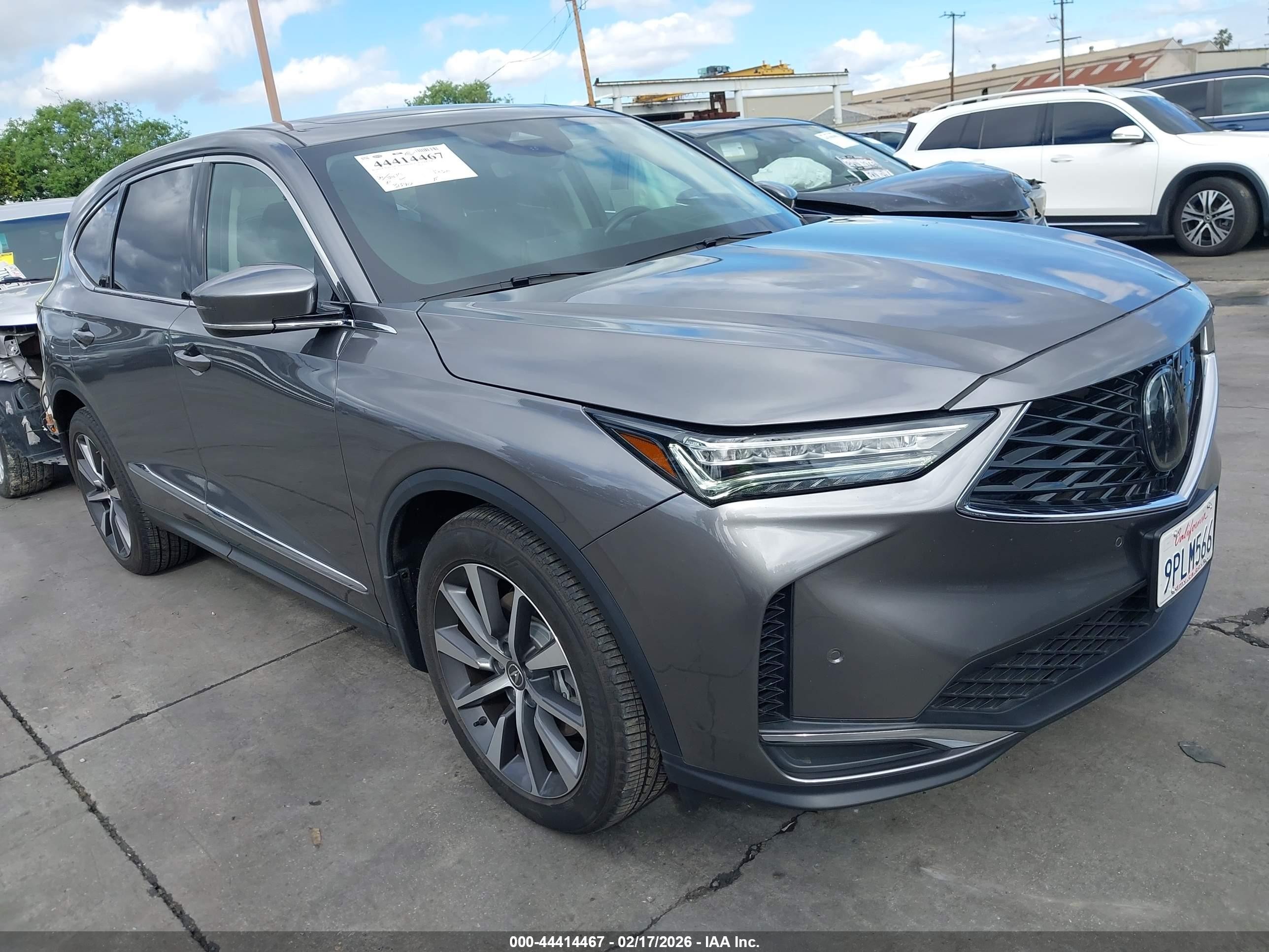 2025 Acura MDX Technology, VIN 5J8YD9H4XSL001713 — Undercarriage