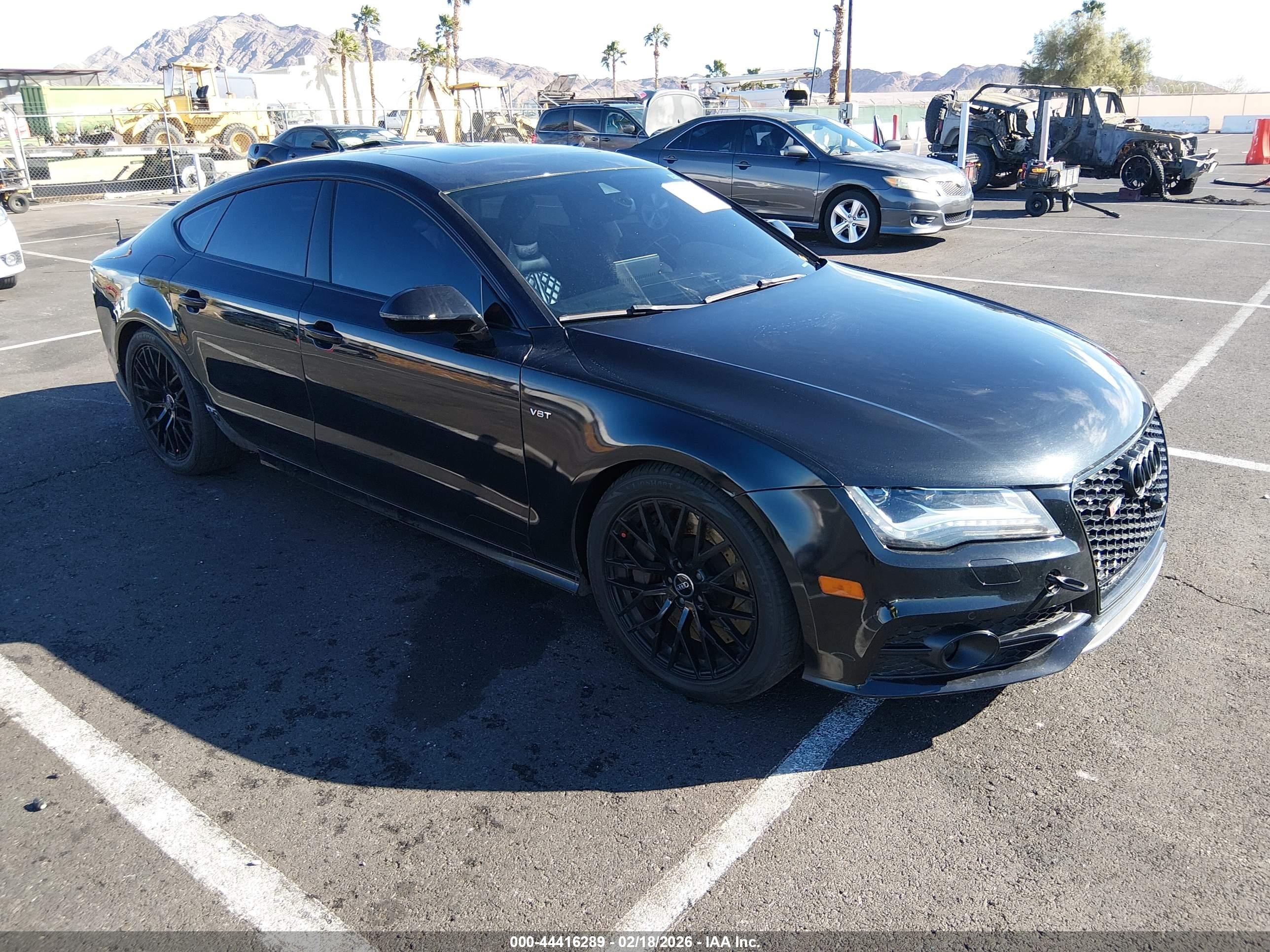 2014 Audi S7 Prestige, VIN WAUW2AFC4EN053917 — Rear end