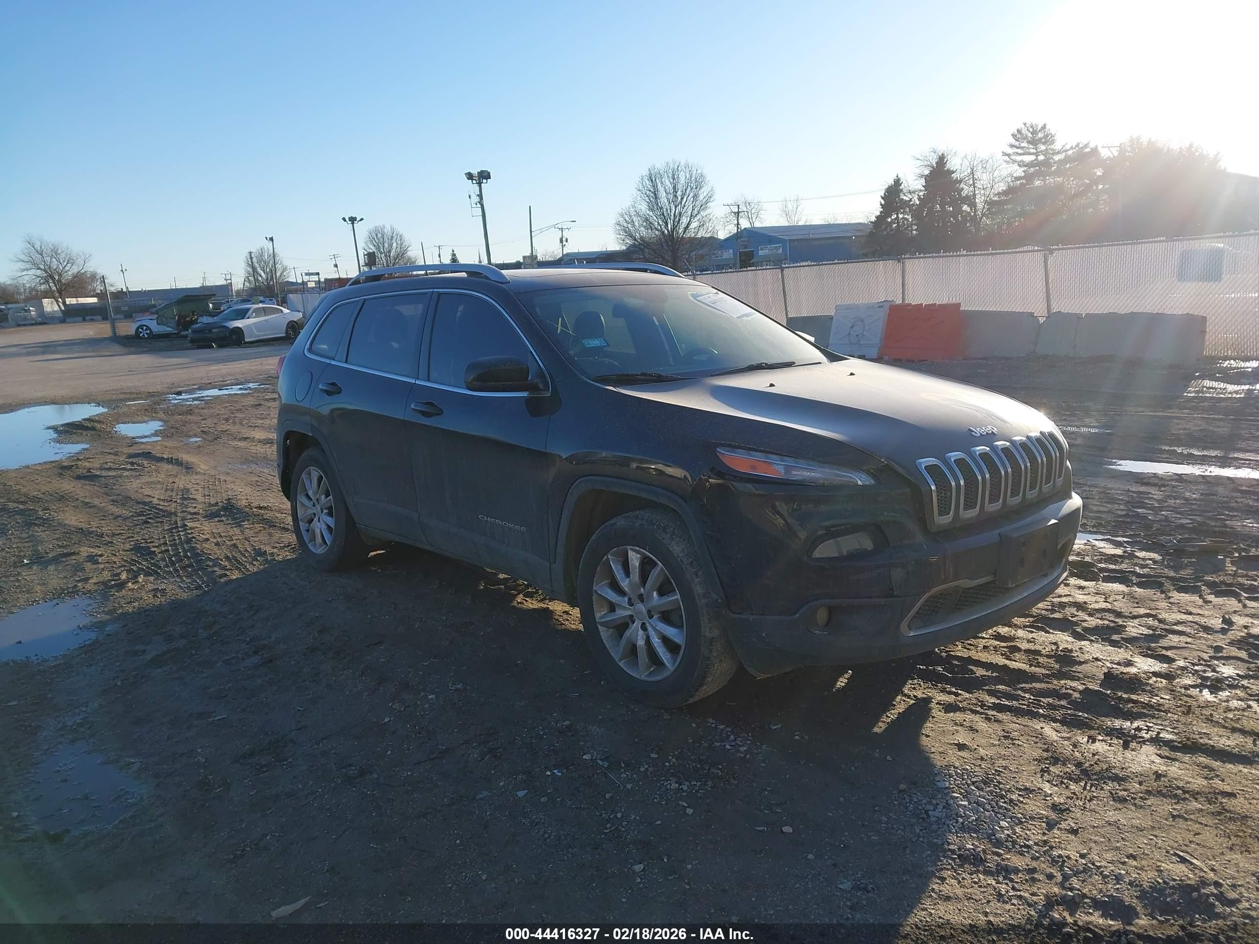 2017 Jeep Cherokee Limited, VIN 1C4PJMDS3HW647063 — Rear end
