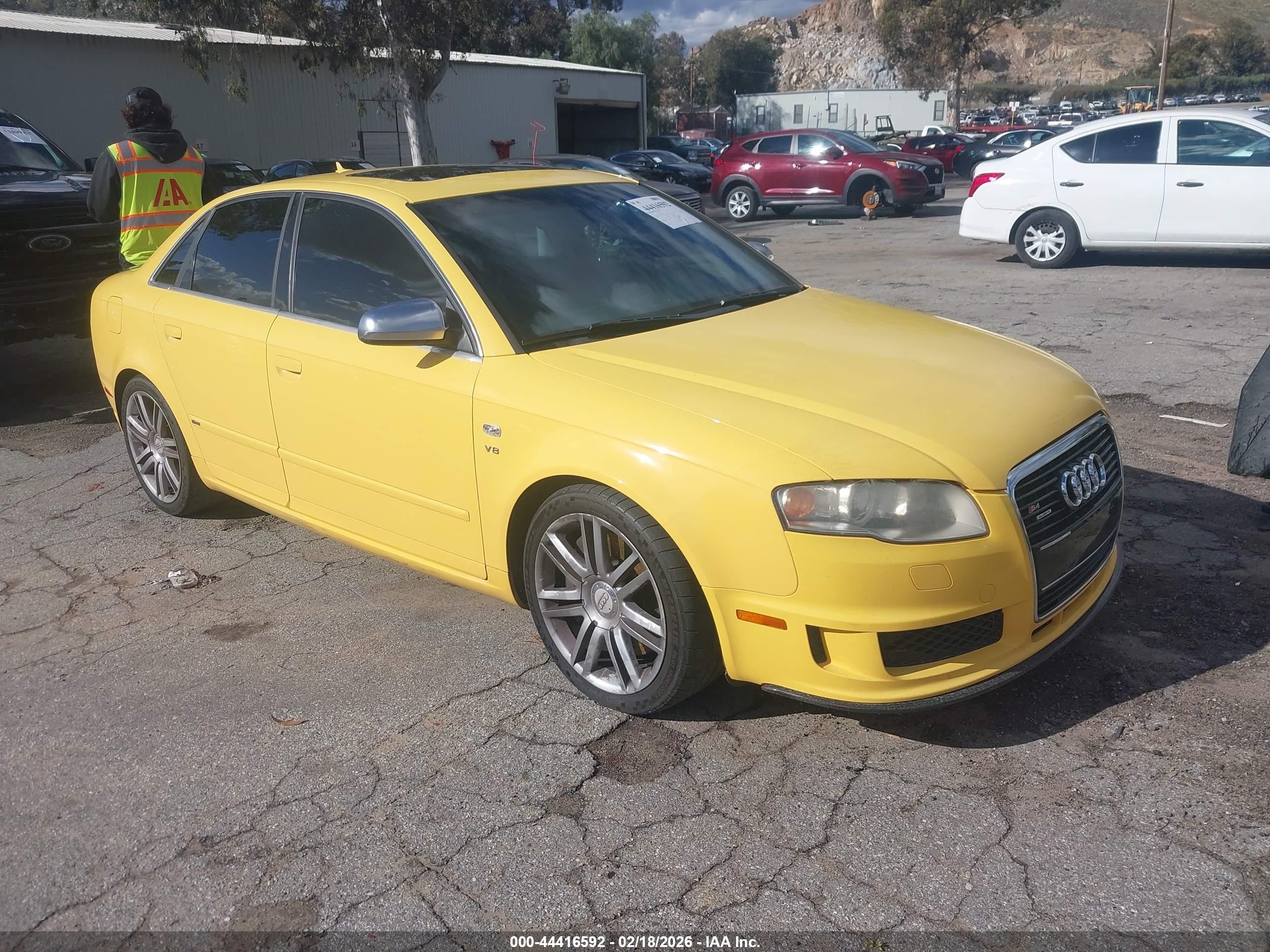 2007 Audi S4, VIN WAUGL78EX7A235828 — Front end