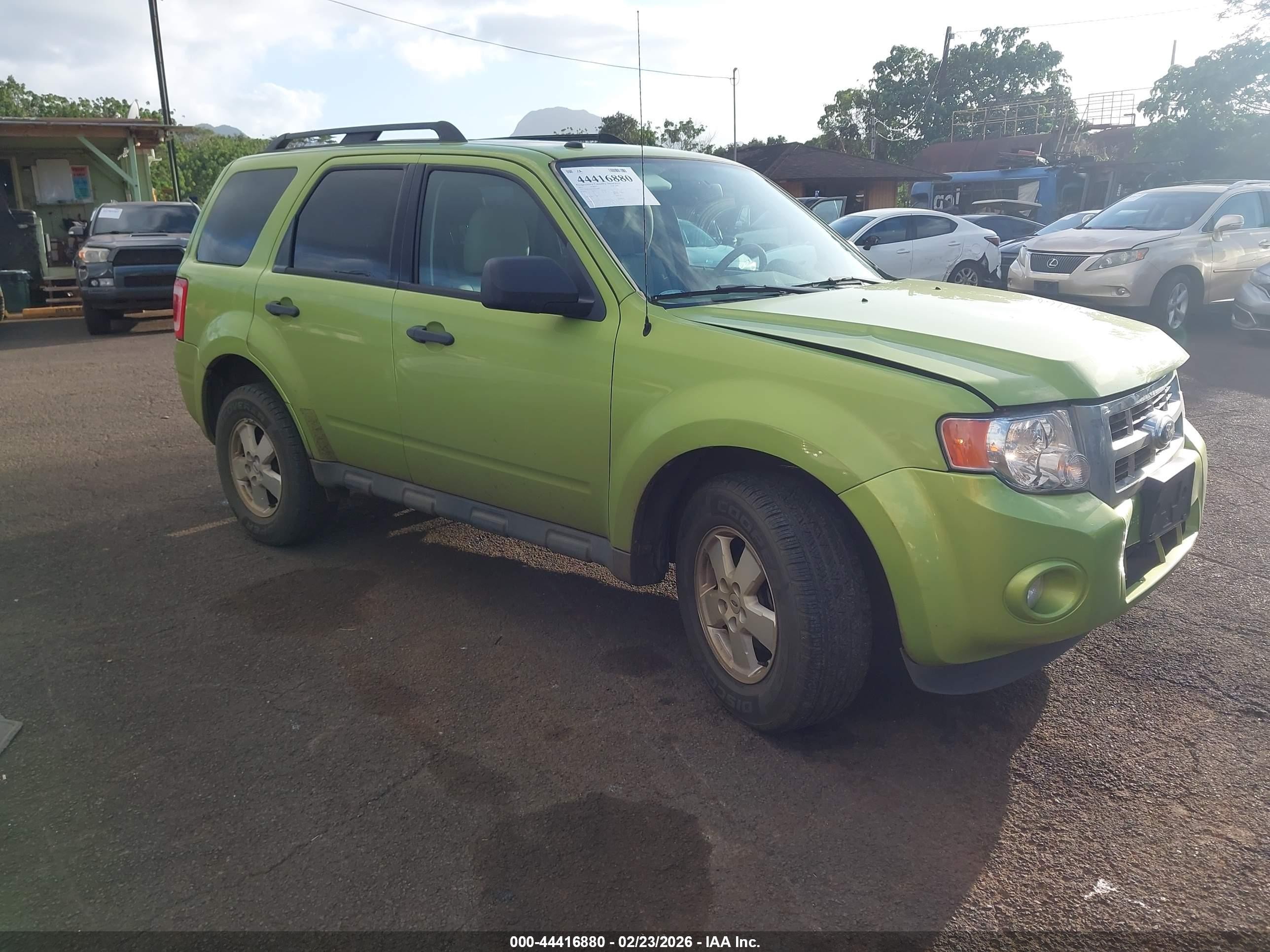 2011 Ford Escape XLT, VIN 1FMCU0DG9BKC09832 — Перед
