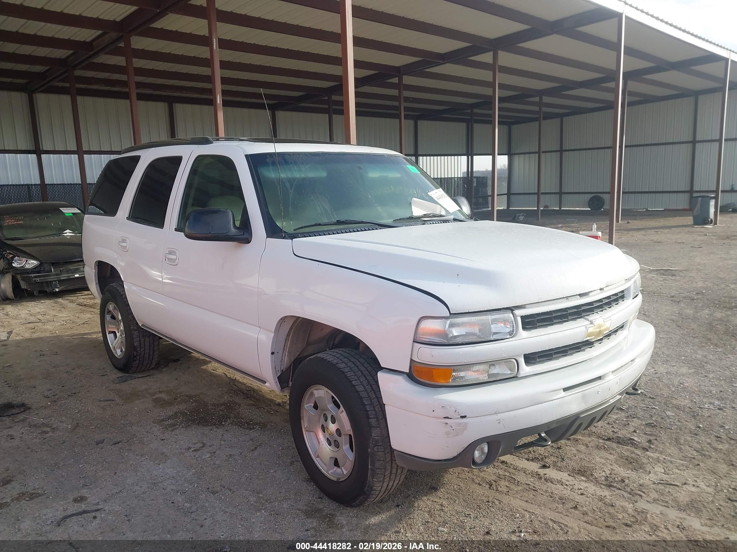 2001 Chevrolet Tahoe LS, VIN 1GNEK13T81R220650 — Theft recovery