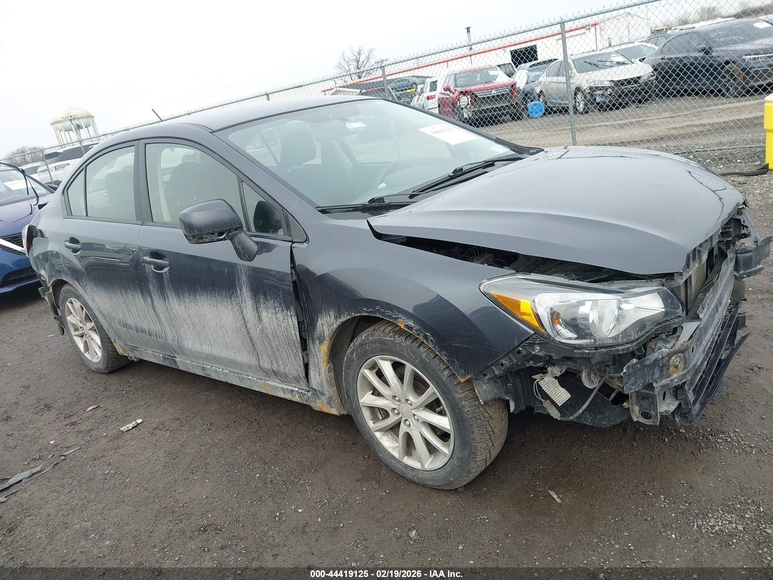 2013 Subaru Impreza Premium, VIN JF1GJAC69DH030869 — Front end