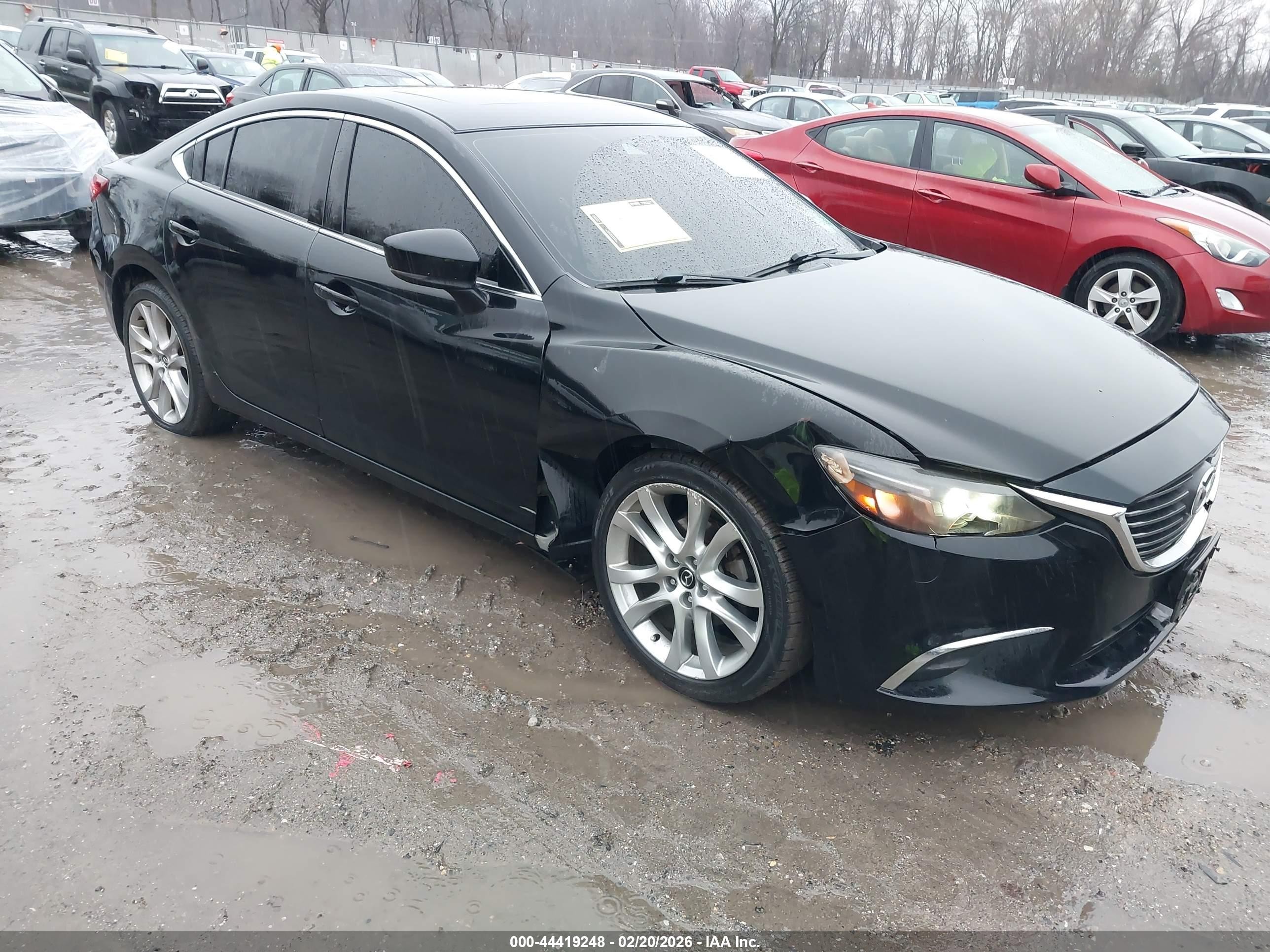 2017 Mazda 6 Touring, VIN JM1GL1V58H1104886 — Front end