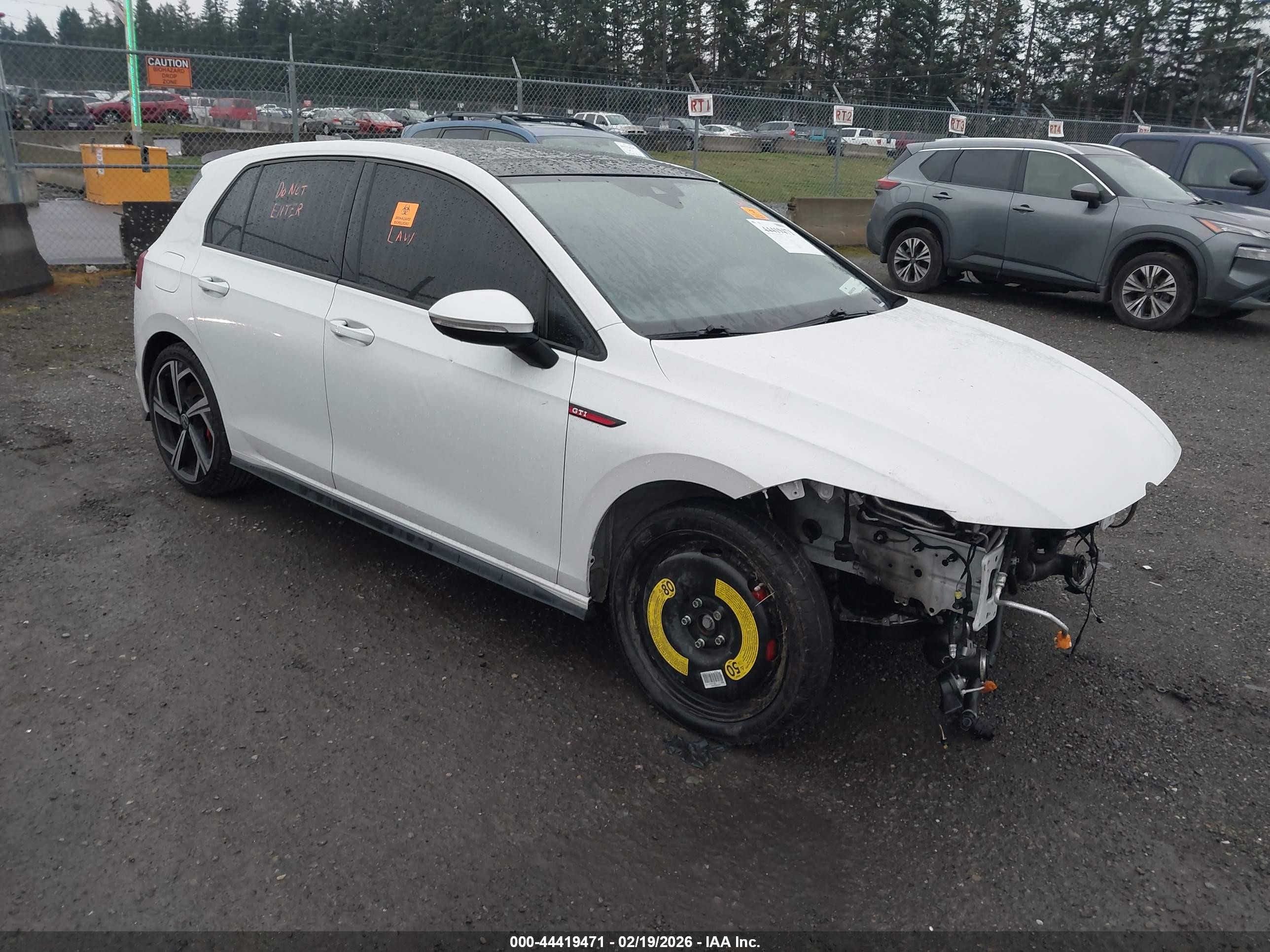 2024 Volkswagen Golf GTI SE, VIN WVW3A7CD5RW217443 — Biohazard / chemical