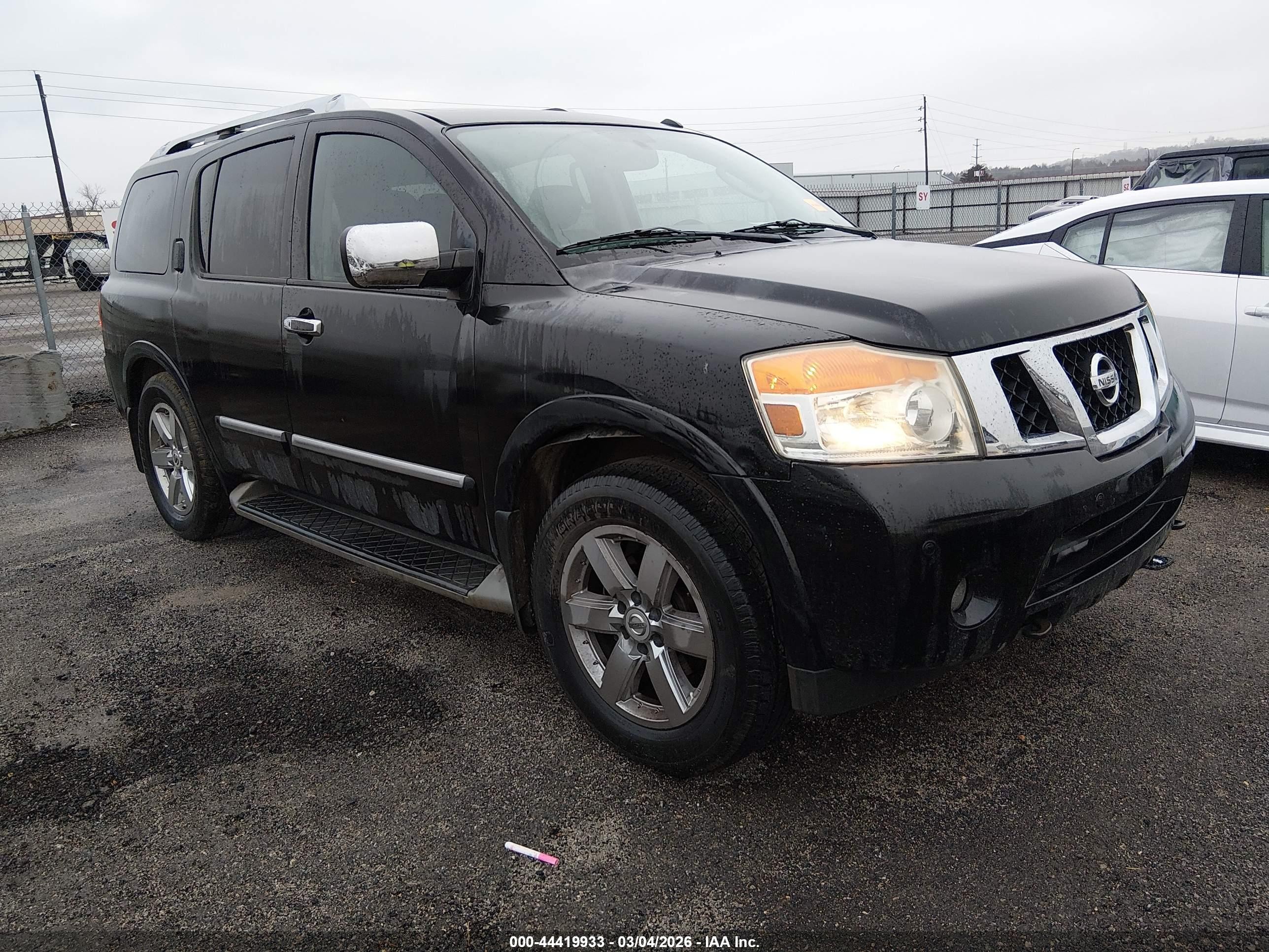 2012 Nissan Armada Platinum, VIN 5N1BA0NE0CN608341 — Side