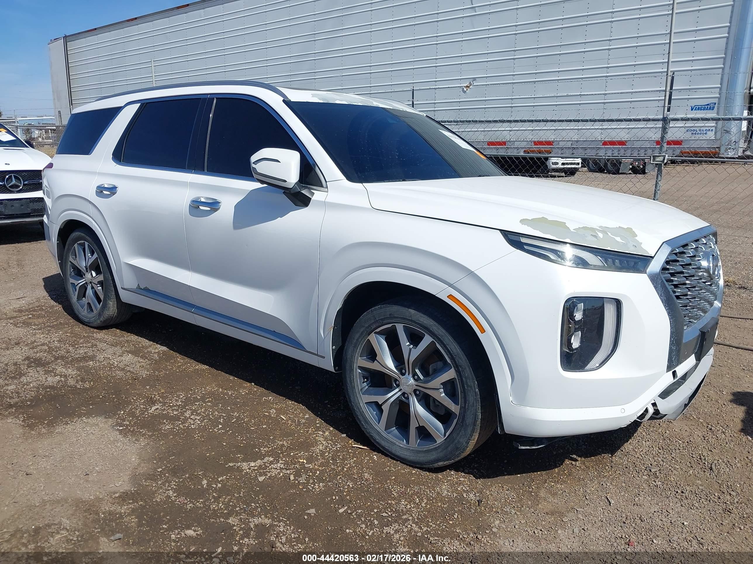 2021 Hyundai Palisade Limited, VIN KM8R54HE8MU195968 — Theft recovery