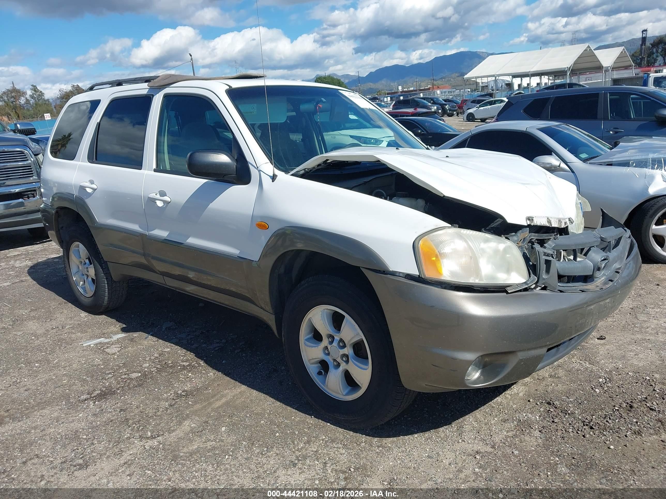 2001 Mazda Tribute LX, VIN 4F2YU09111KM05356 — Перед
