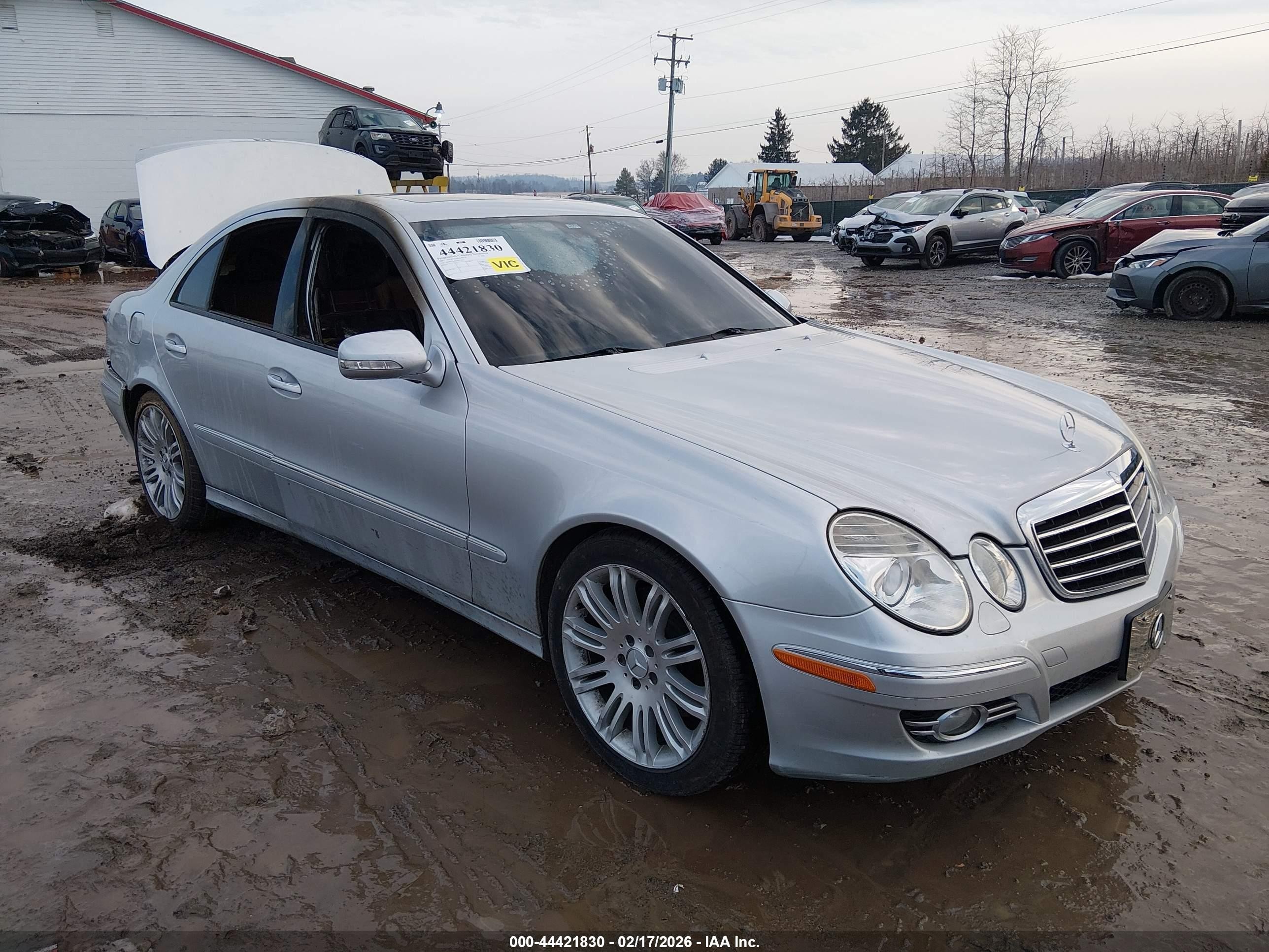 2007 Mercedes-Benz E 350, VIN WDBUF56X97B112052 — Interior fire