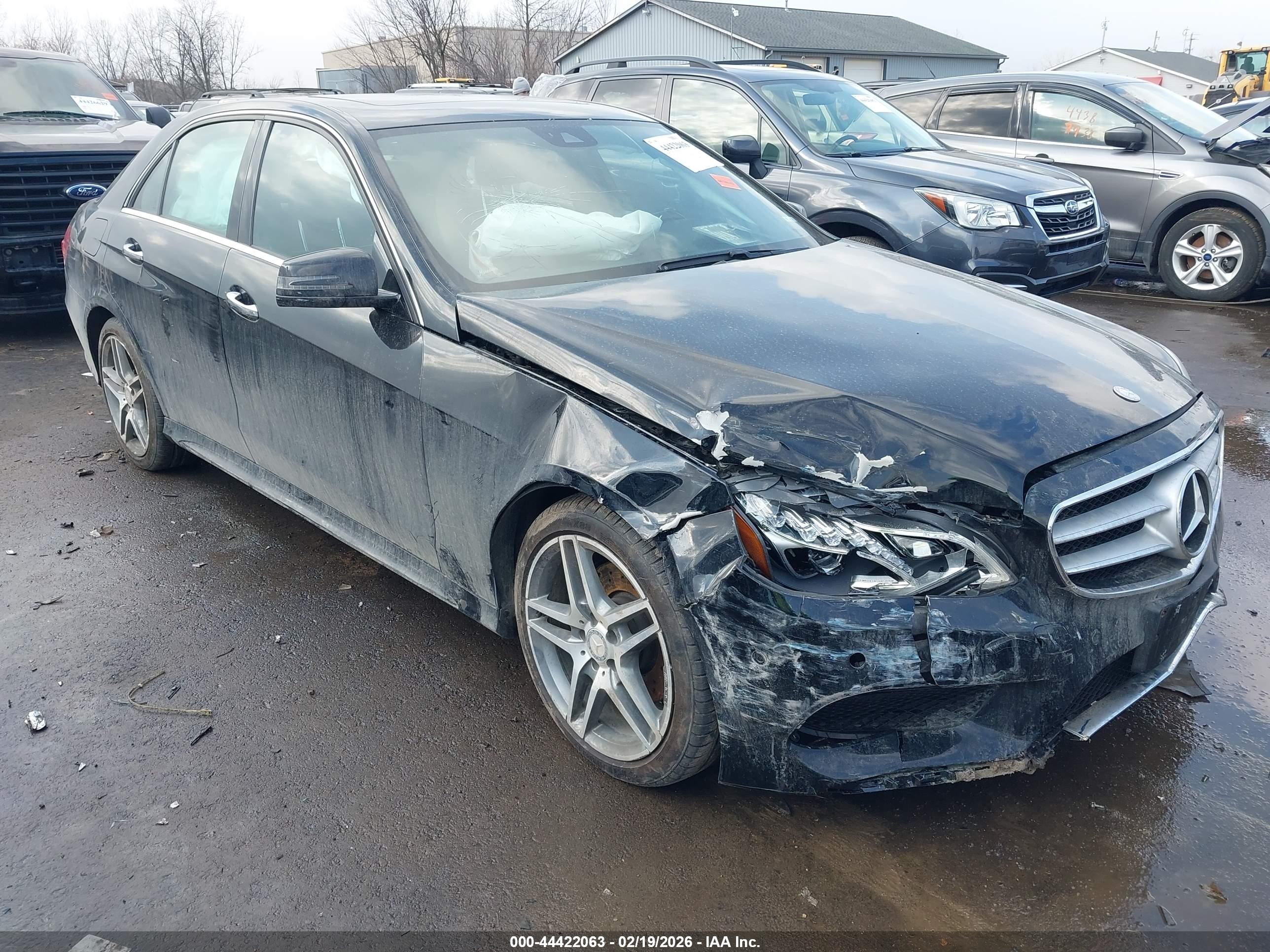 2016 Mercedes-Benz E 350 Sport, VIN WDDHF8JBXGB227488 — Front end