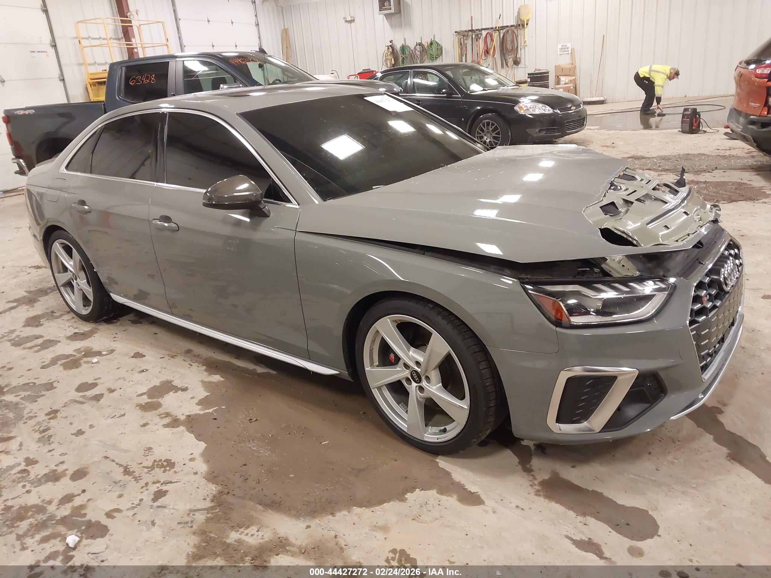 2022 Audi S4, VIN WAUA4AF47NA019412 — Front end