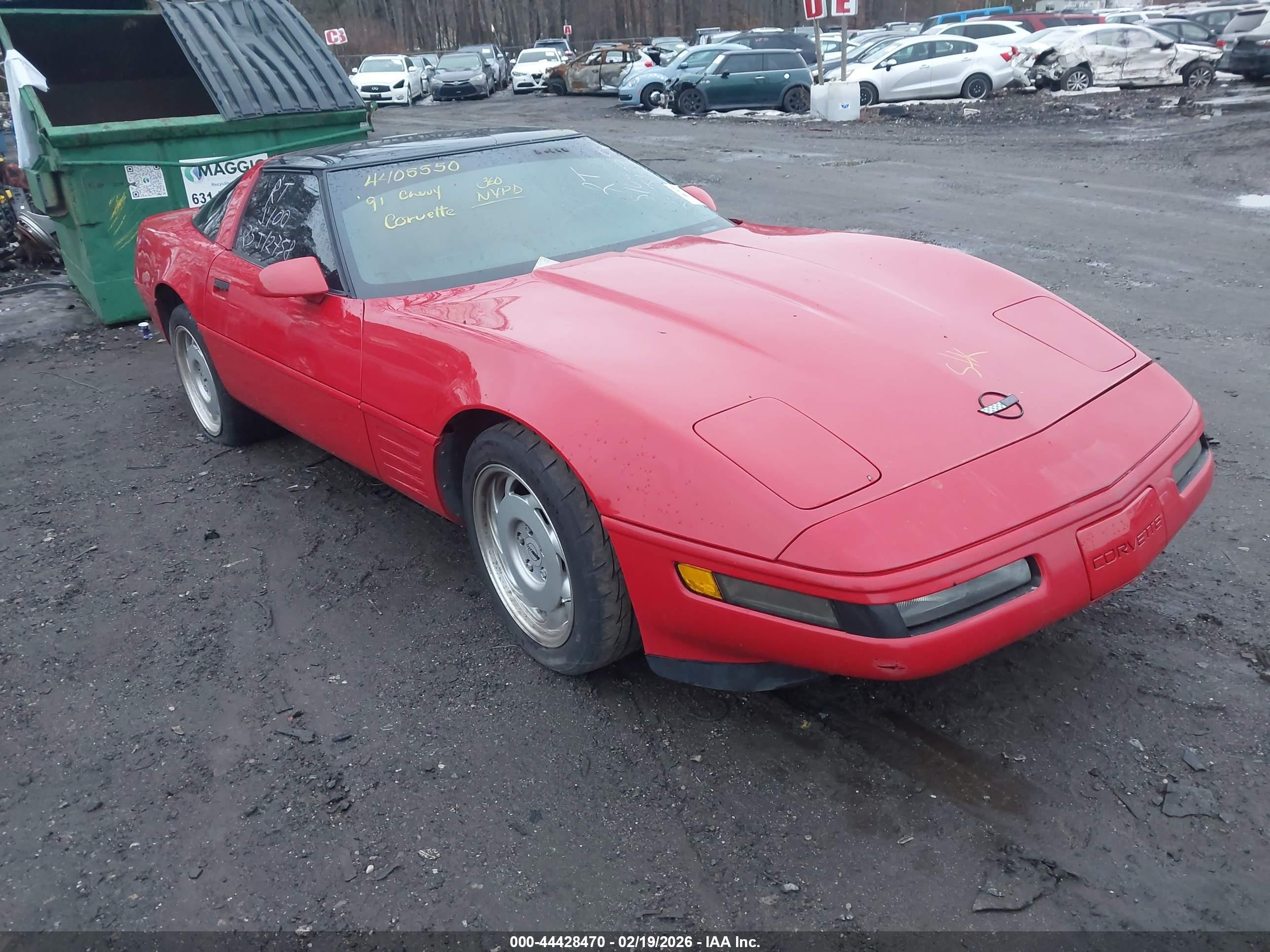 1991 Chevrolet Corvette, VIN 1G1YY2383M5103312 — Undercarriage