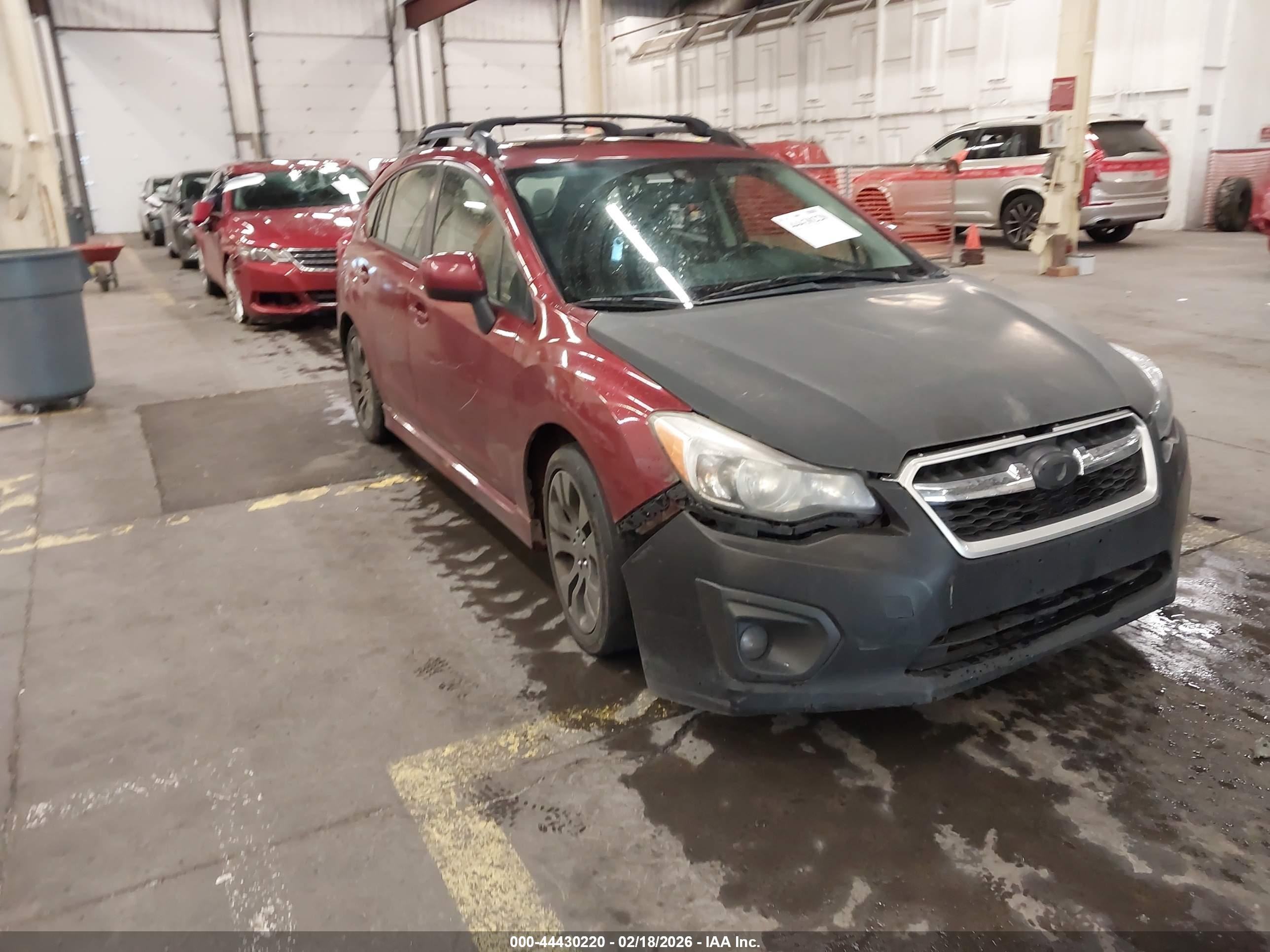 2013 Subaru Impreza Special Sports Limited, VIN JF1GPAS65DH804177 — Vandalism
