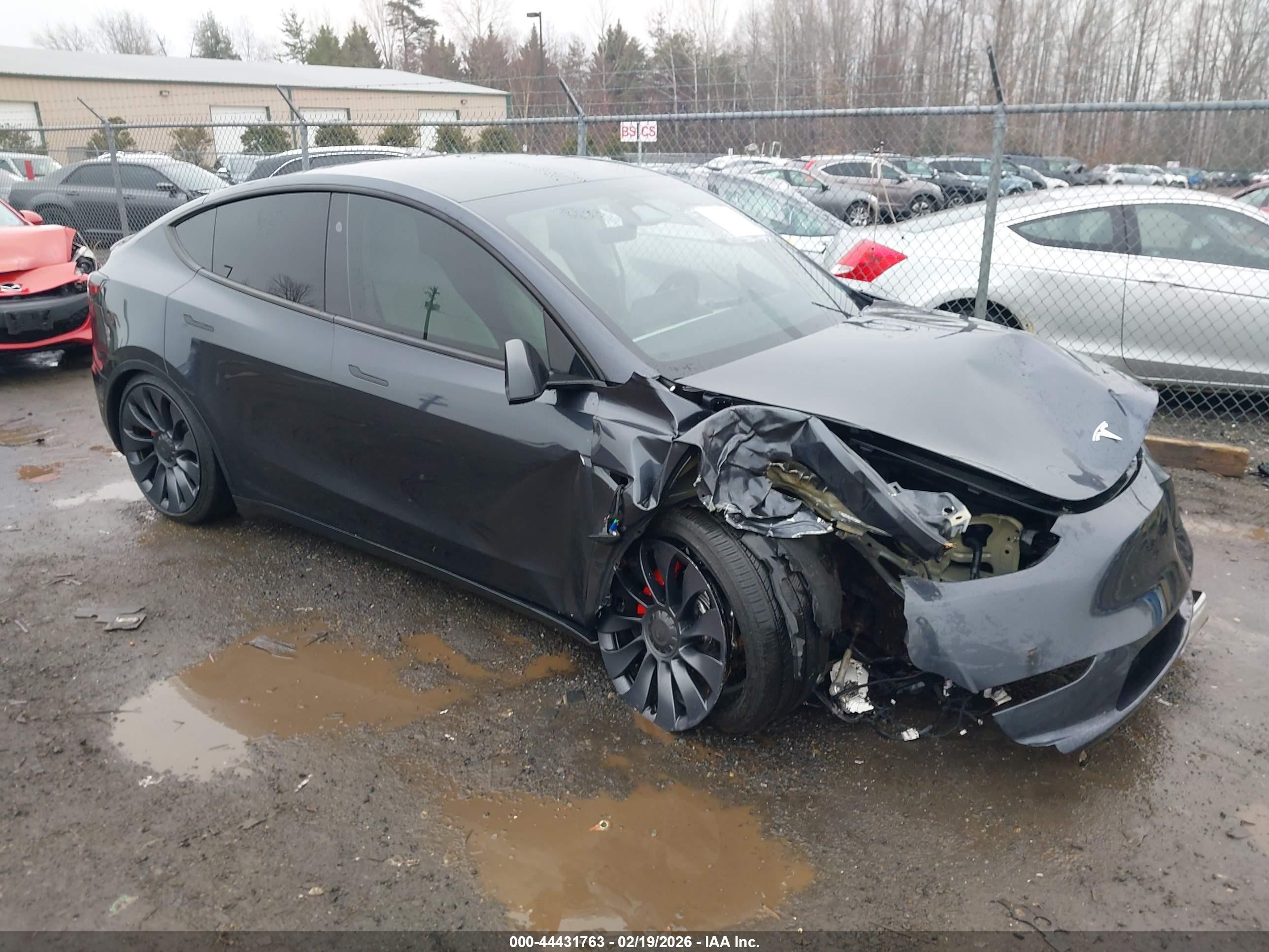 2024 Tesla Model Y Performance, VIN 7SAYGDEF0RA307427 — Side