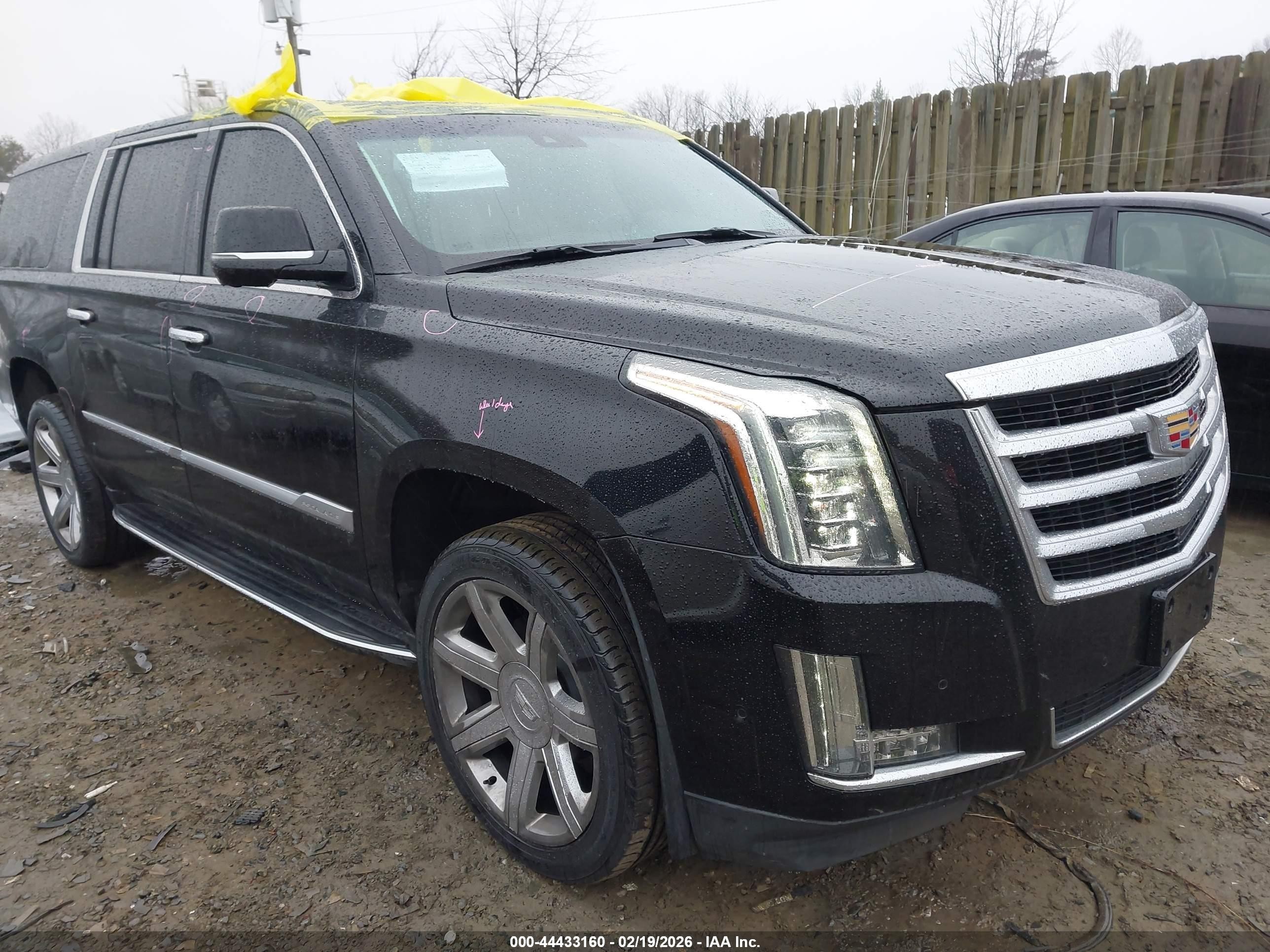 2019 Cadillac Escalade ESV Luxury, VIN 1GYS4HKJXKR188259 — Крыша