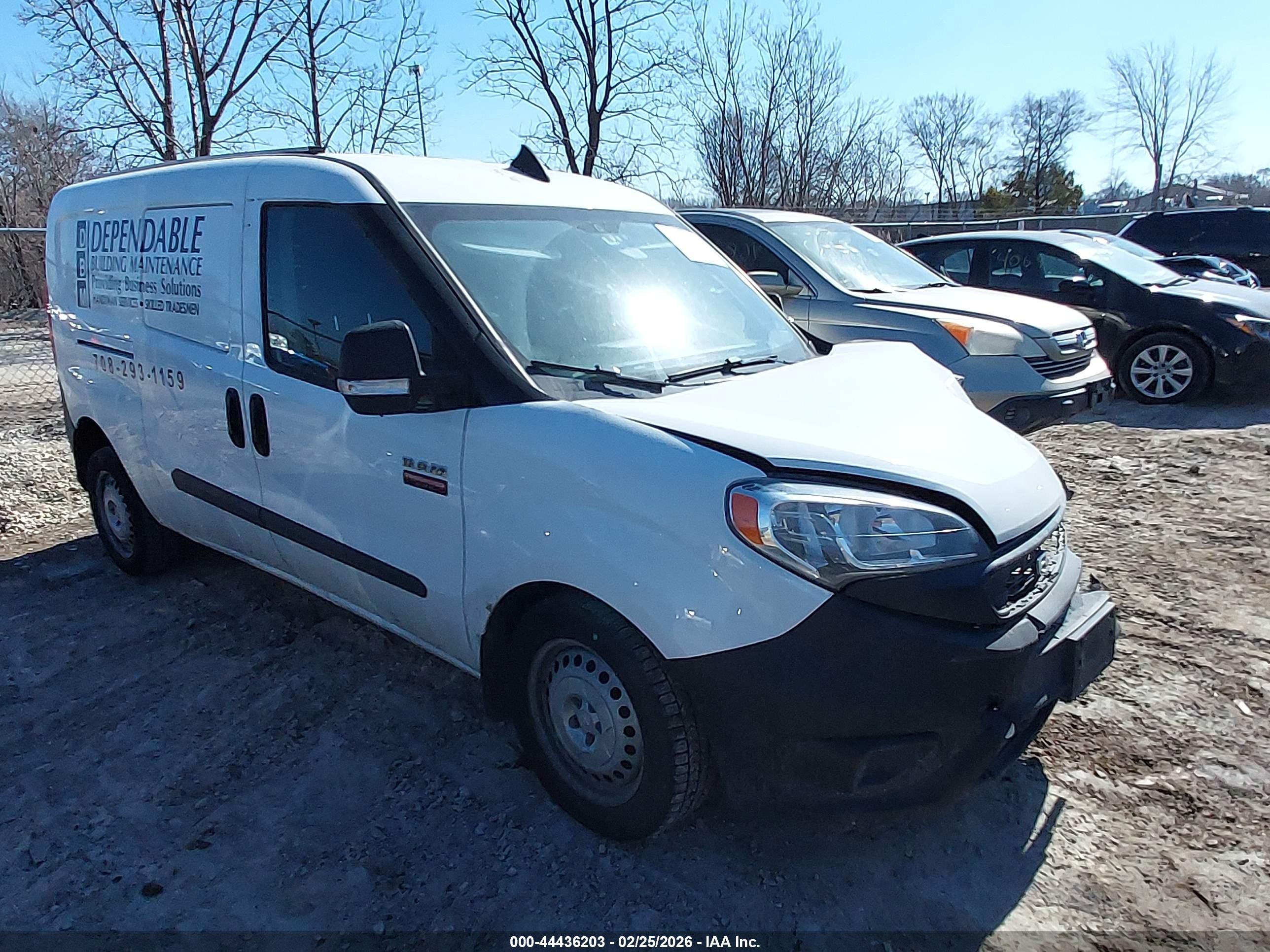 2021 Ram ProMaster City Cargo Tradesman, VIN ZFBHRFAB5M6S65000 — Front end