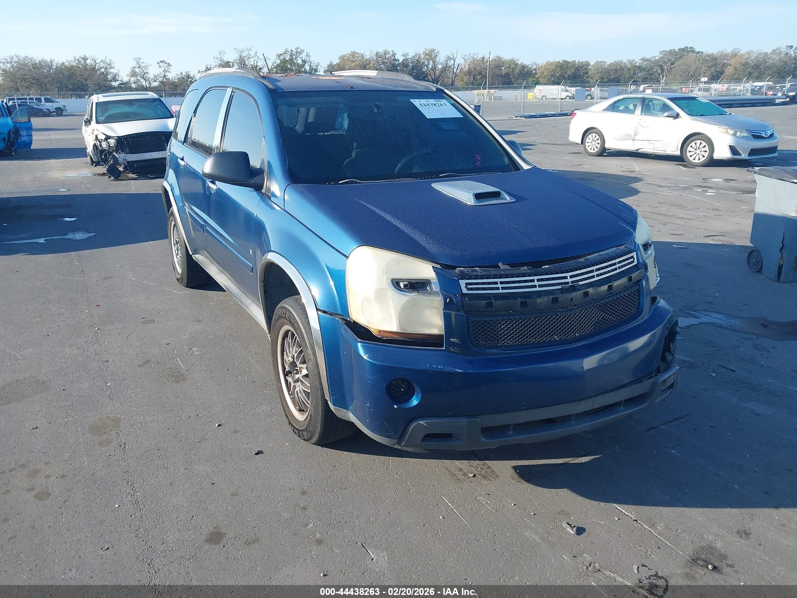 2008 Chevrolet Equinox LS, VIN 2CNDL13FX86347770 — Front end