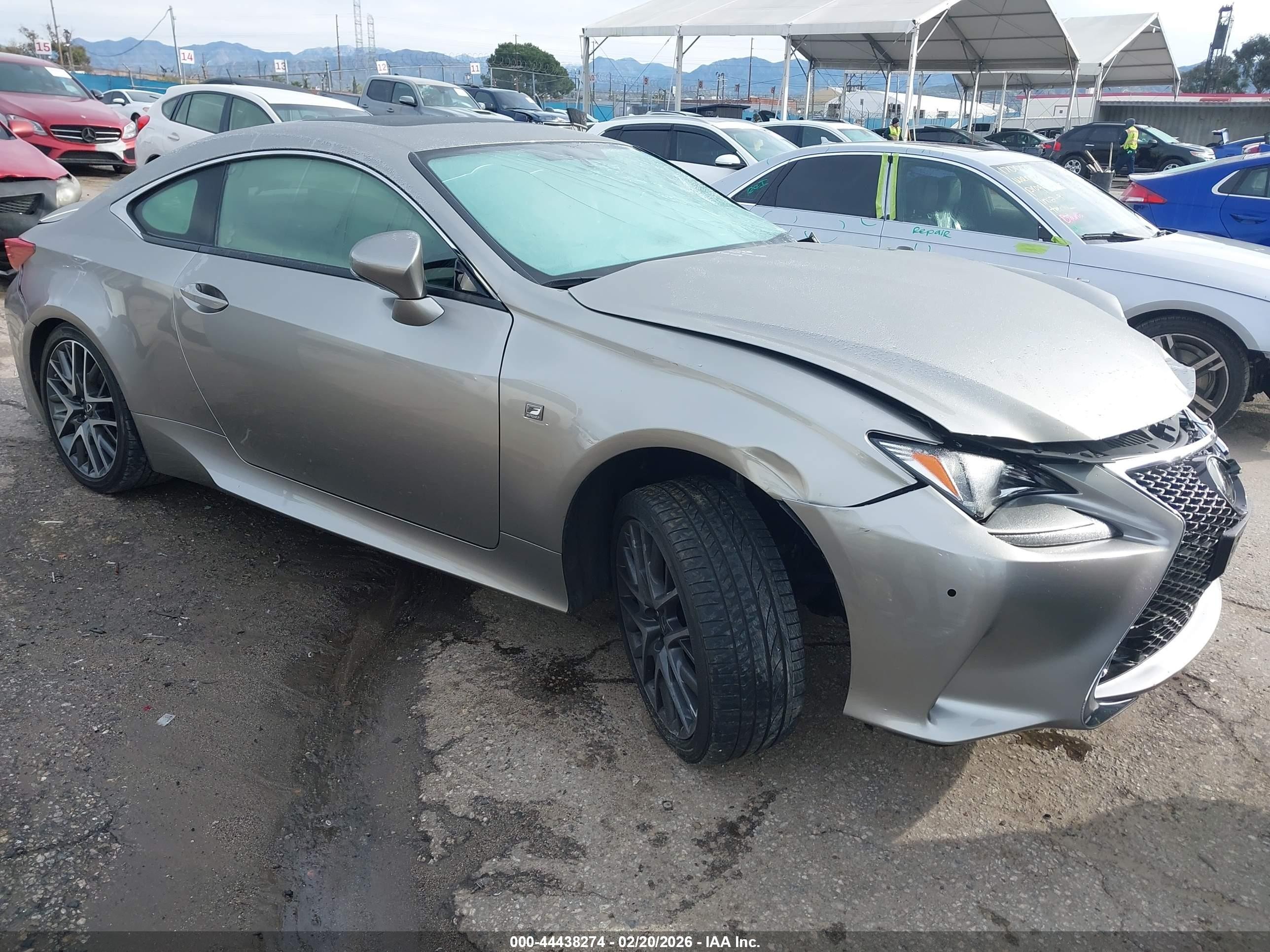 2017 Lexus RC 350 F Sport, VIN JTHHE5BC9H5017157 — Auction photo