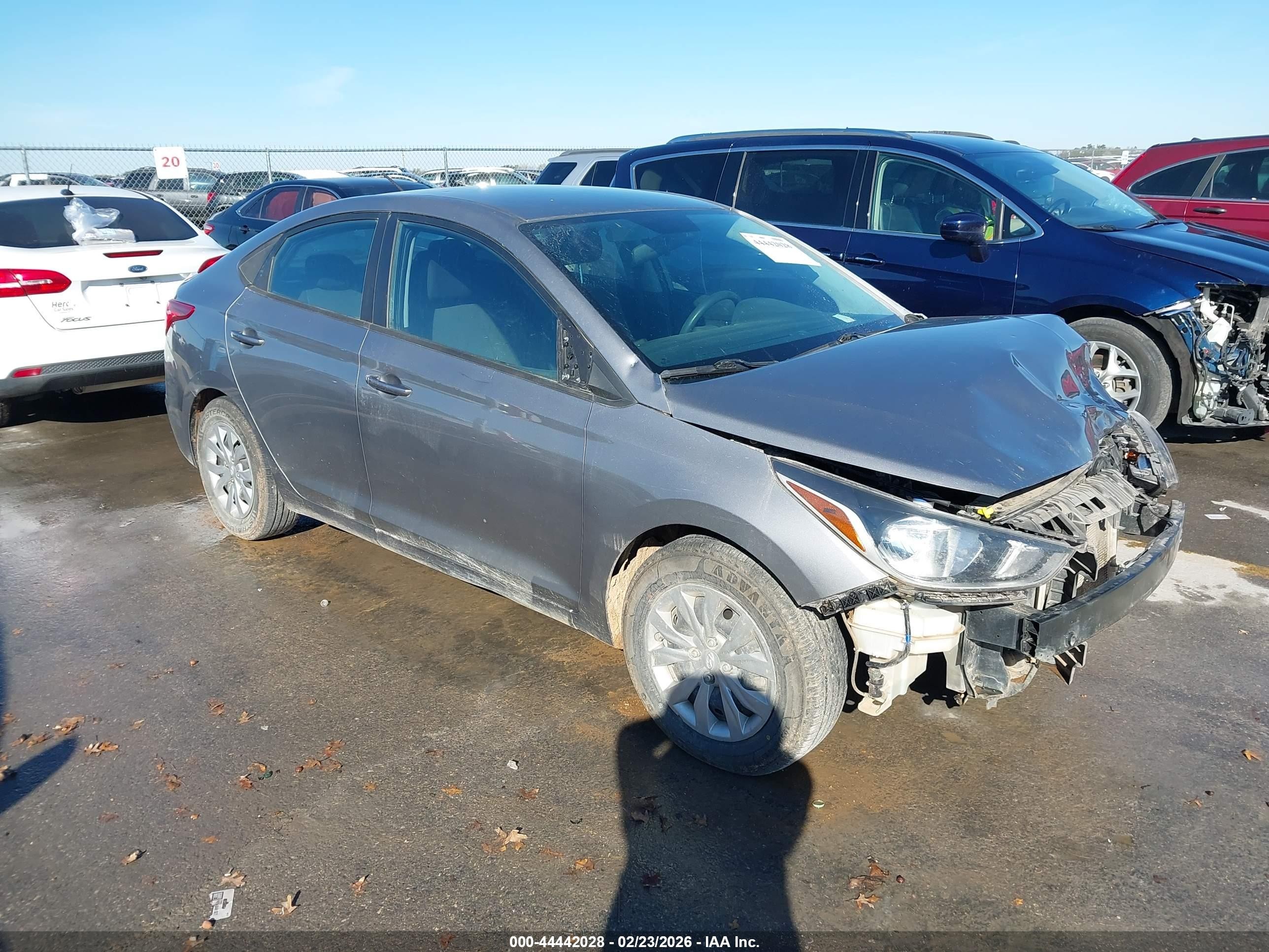 2022 Hyundai Accent SE, VIN 3KPC24A66NE186658 — Front end
