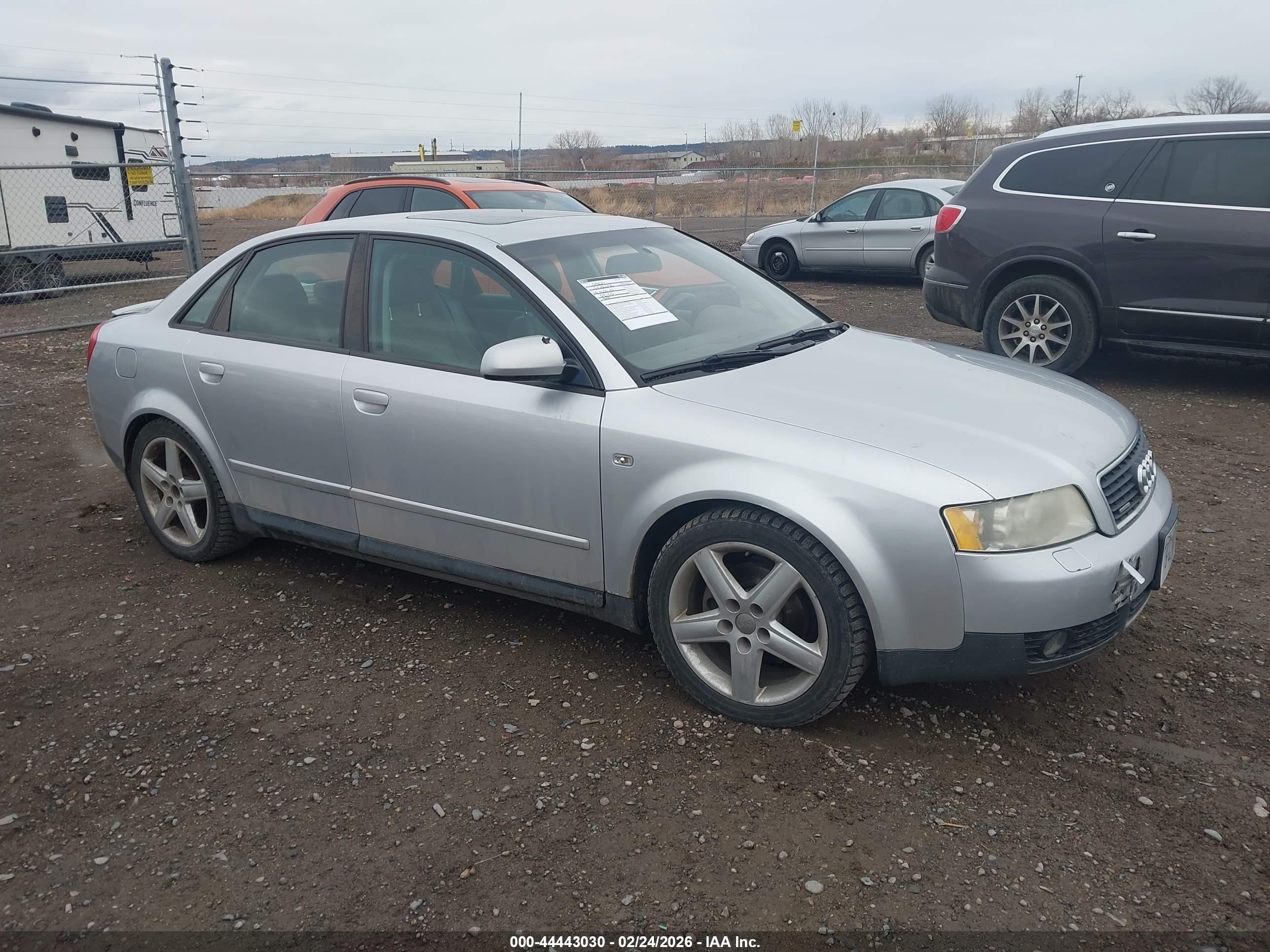 2002 Audi A4, VIN WAULC58E72A202118 — Front end