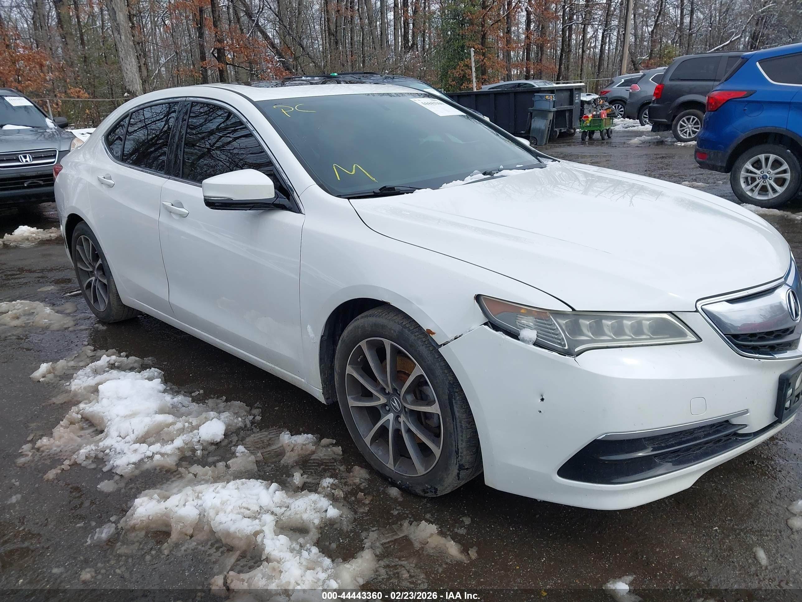 2017 Acura TLX V6, VIN 19UUB2F32HA001554 — Side