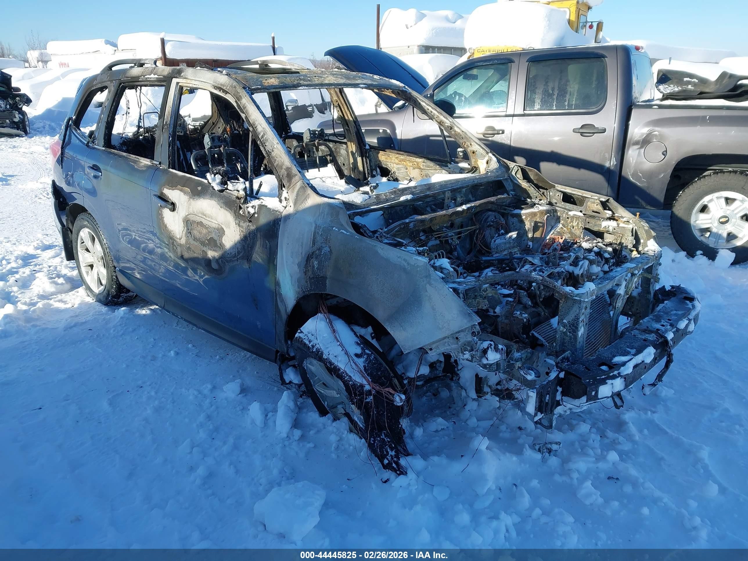 2014 Subaru Forester Limited, VIN JF2SJAHC4EH489300 — Burn