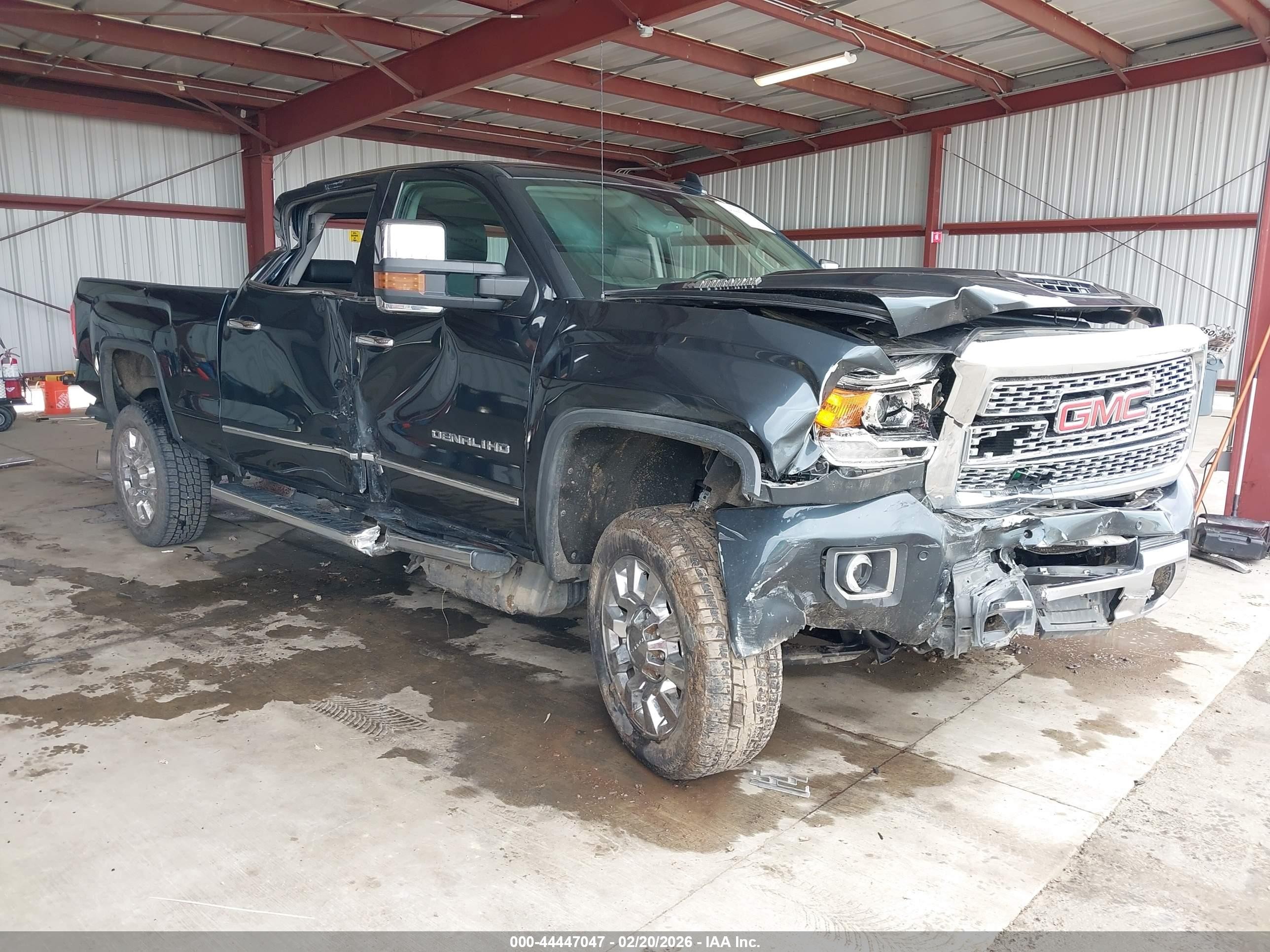 2019 GMC Sierra 2500HD Denali, VIN 1GT12SEY5KF102564 — Rollover