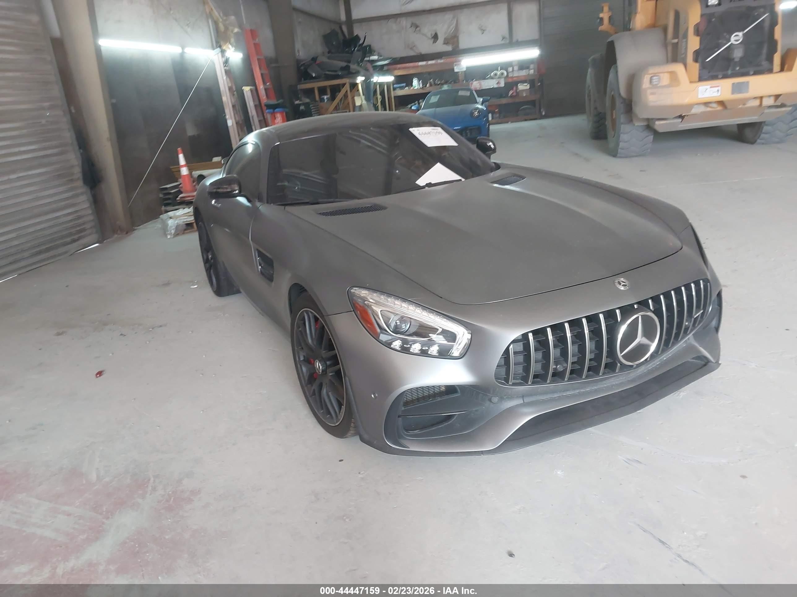 2018 Mercedes-Benz AMG GT S, VIN WDDYJ7JAXJA019446 — Front end