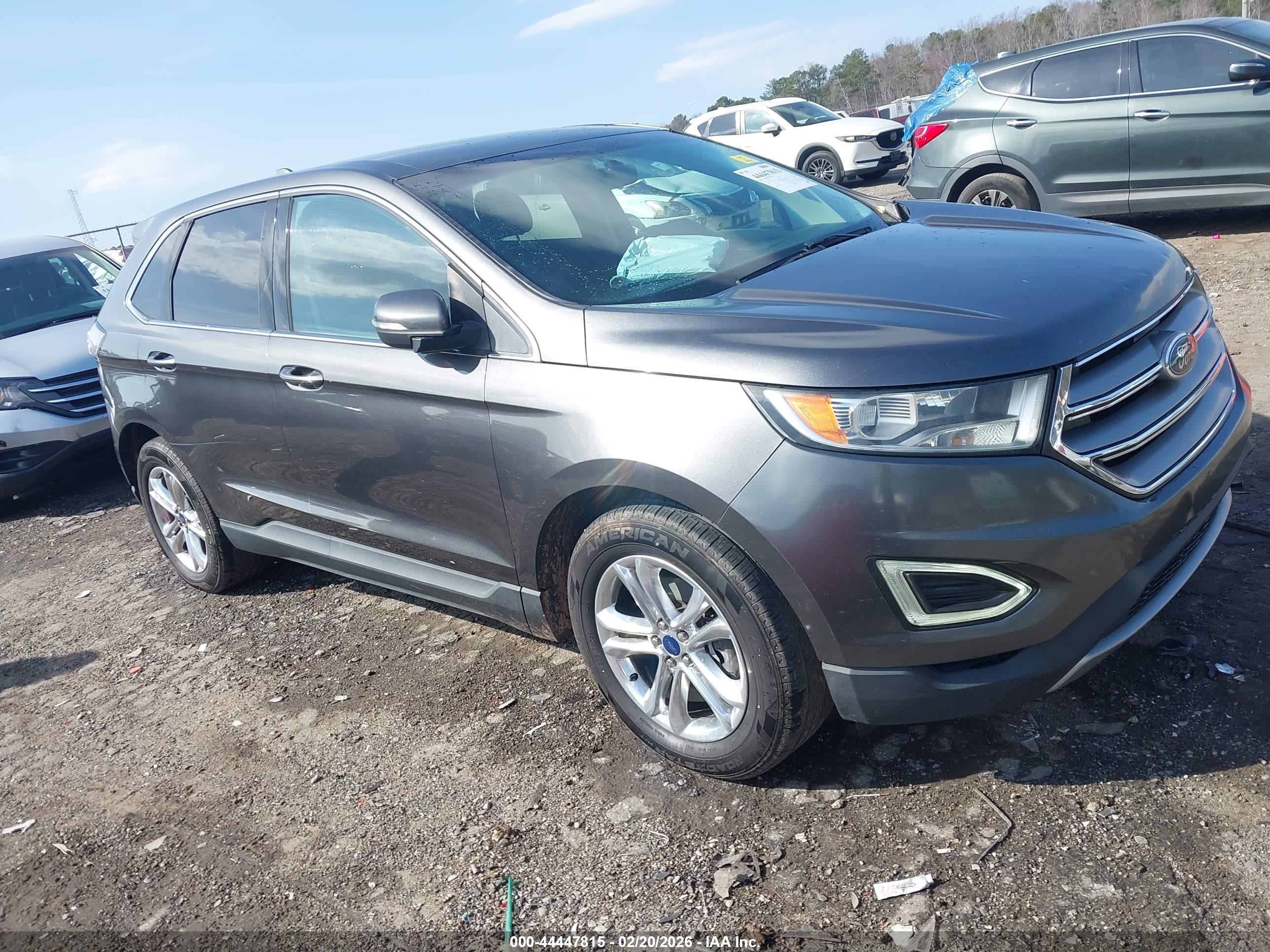 2015 Ford Edge SEL, VIN 2FMTK3J94FBB58687 — Side