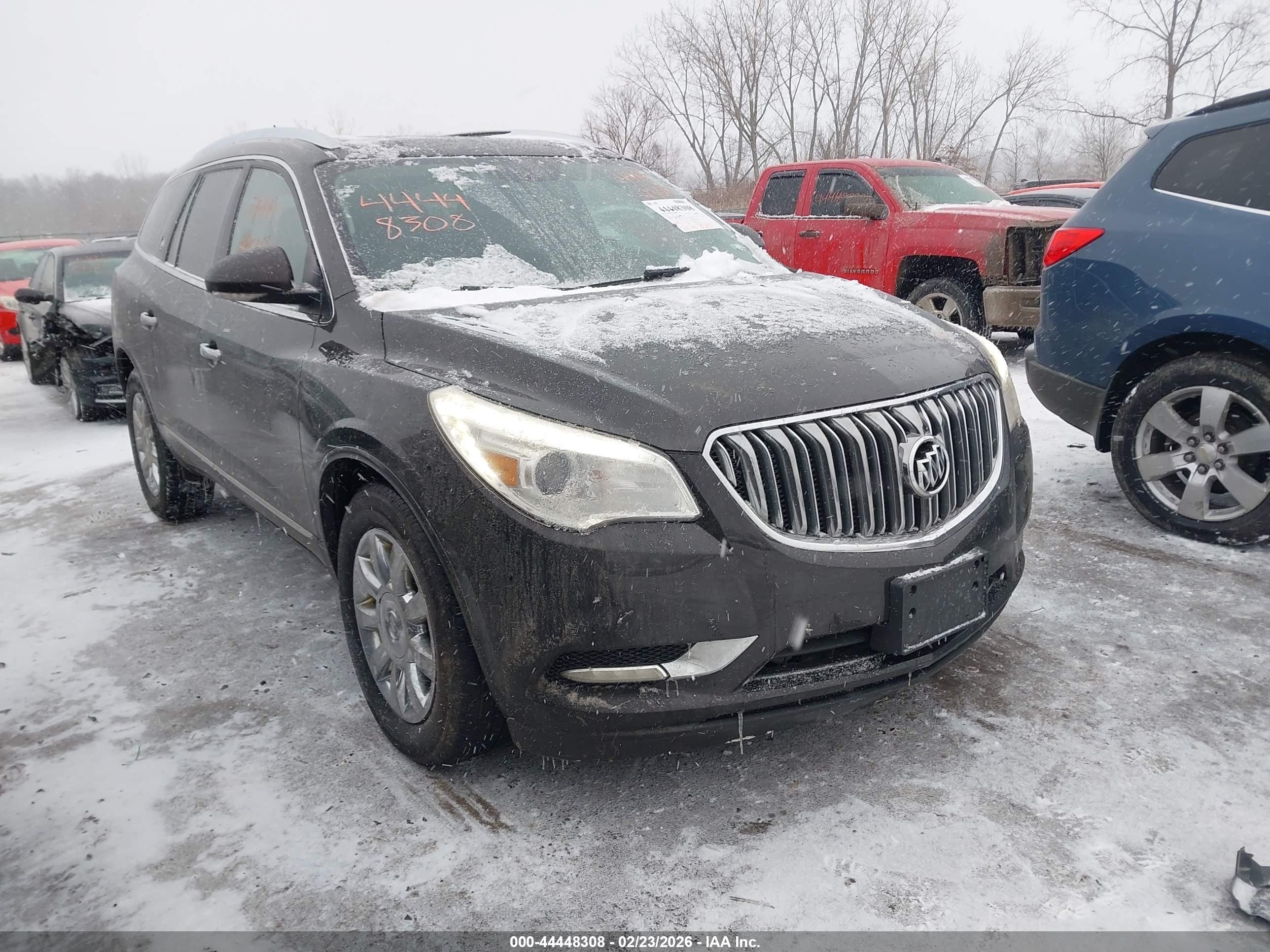 2014 Buick Enclave Leather, VIN 5GAKRBKD0EJ291483 — Vandalism