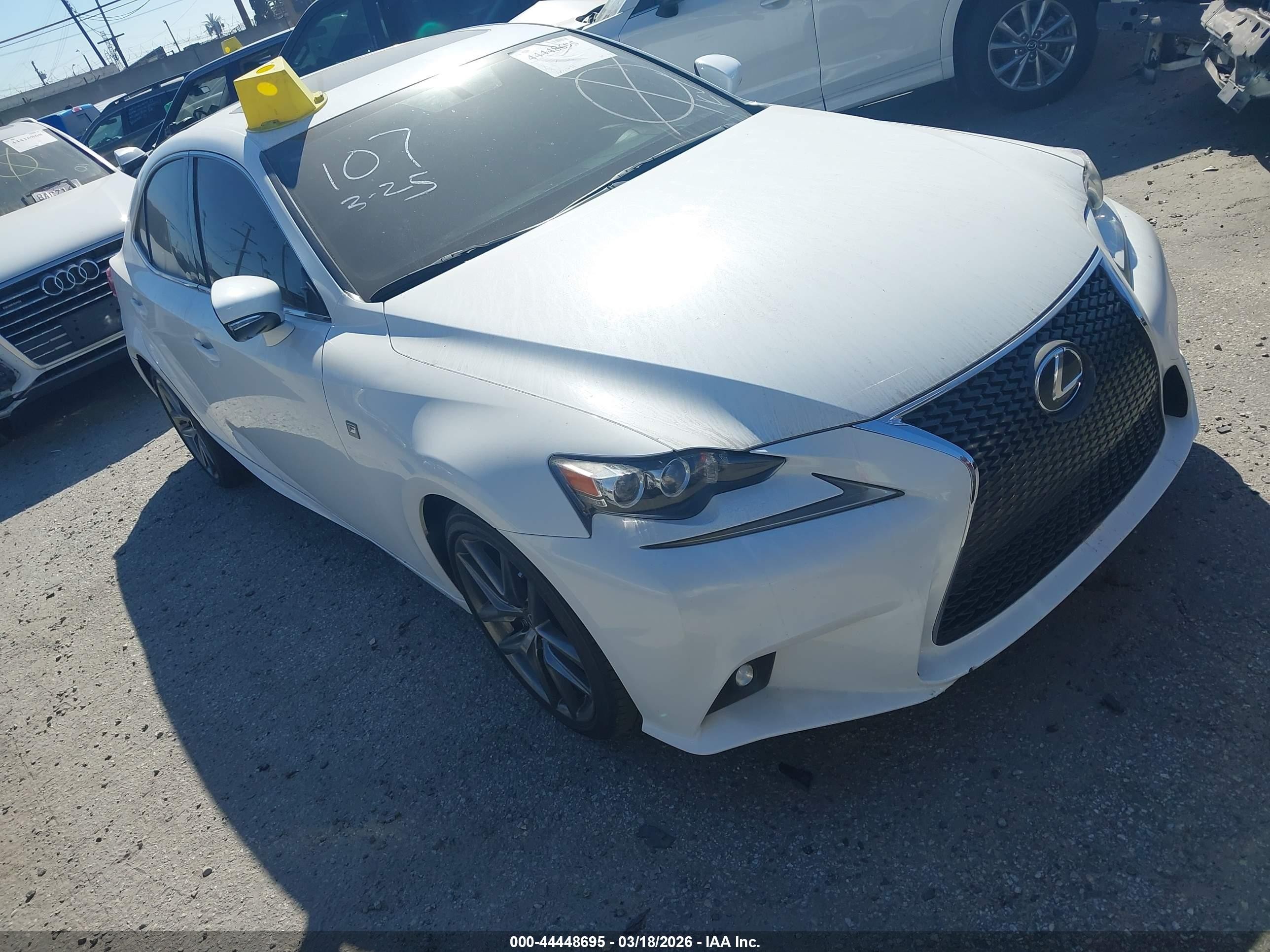 2015 Lexus IS 250, VIN JTHBF1D22F5079934 — Fresh water flood