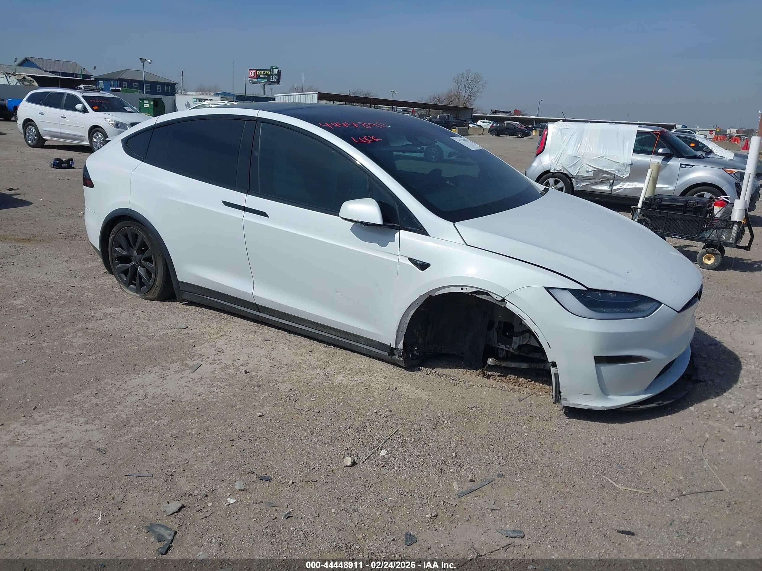 2023 Tesla Model X, VIN 7SAXCBE50PF402413 — Repossession