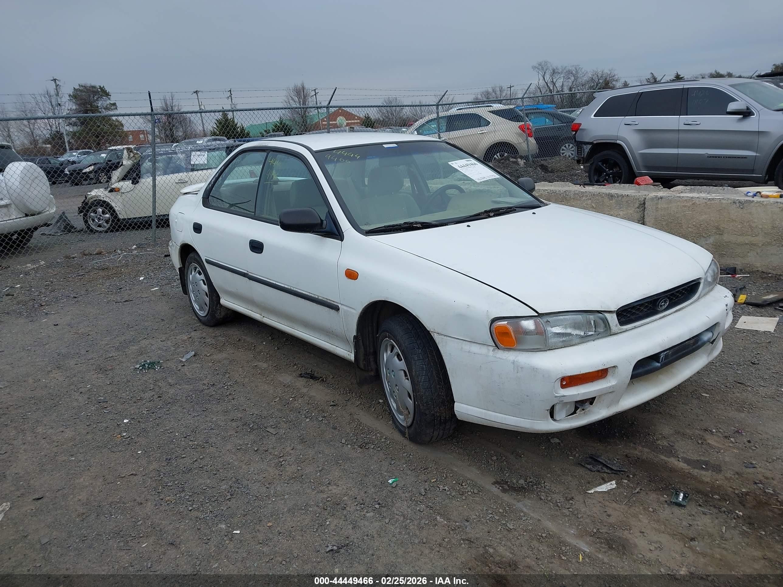 1997 Subaru Impreza L, VIN JF1GC435XVH512108 — Перед