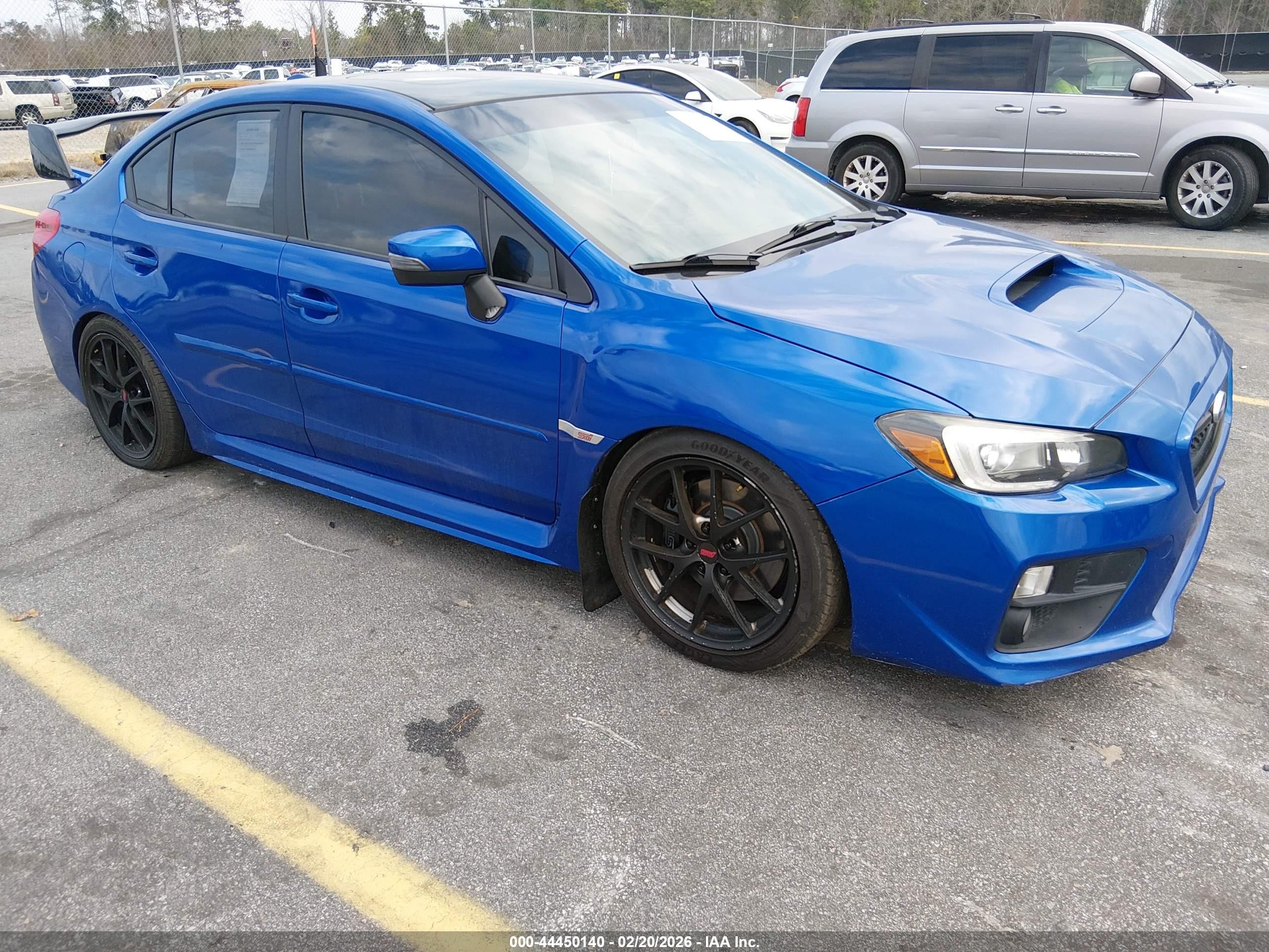 2016 Subaru WRX STI Limited, VIN JF1VA2Y66G9803382 — Normal wear