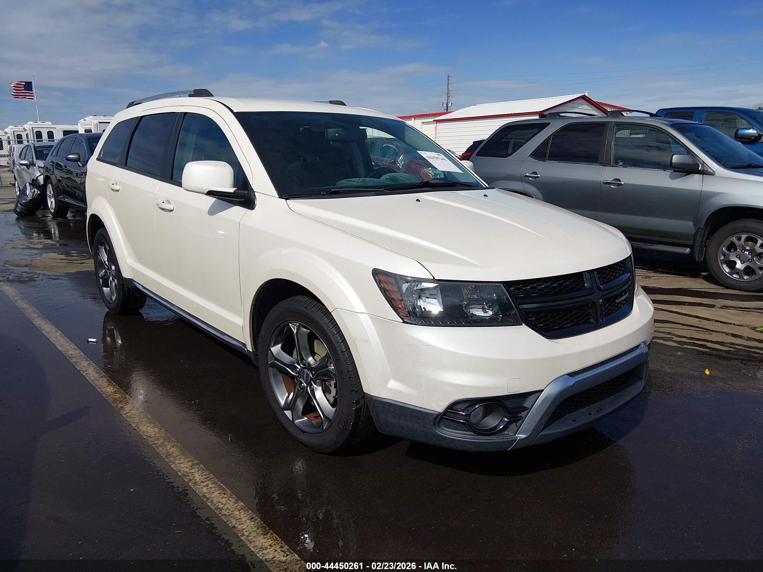 2015 Dodge Journey Crossroad, VIN 3C4PDCGB8FT614964 — Interior fire