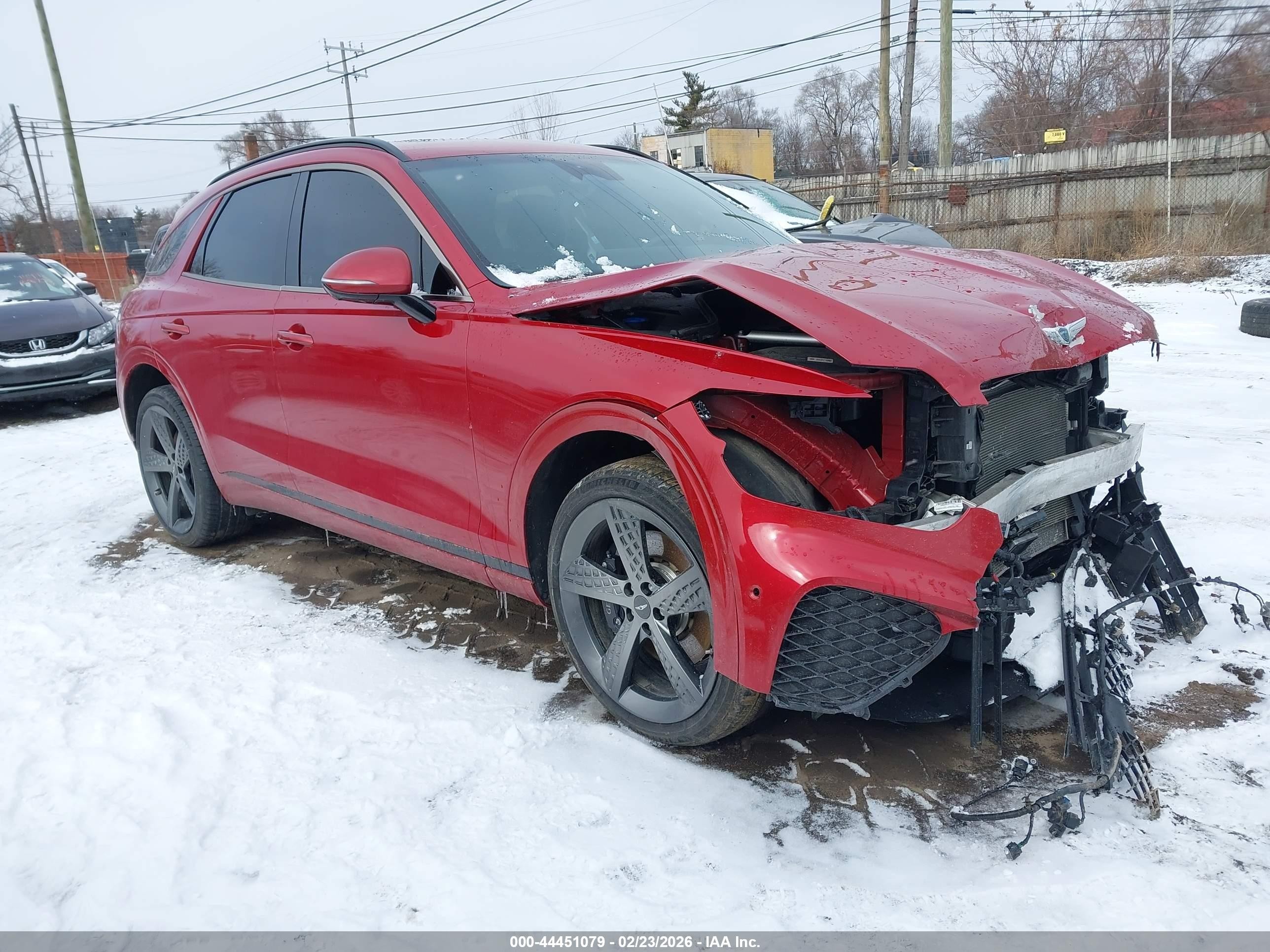 2024 Genesis GV70 2.5T, VIN 5NMMADTB3RH000624 — Front end