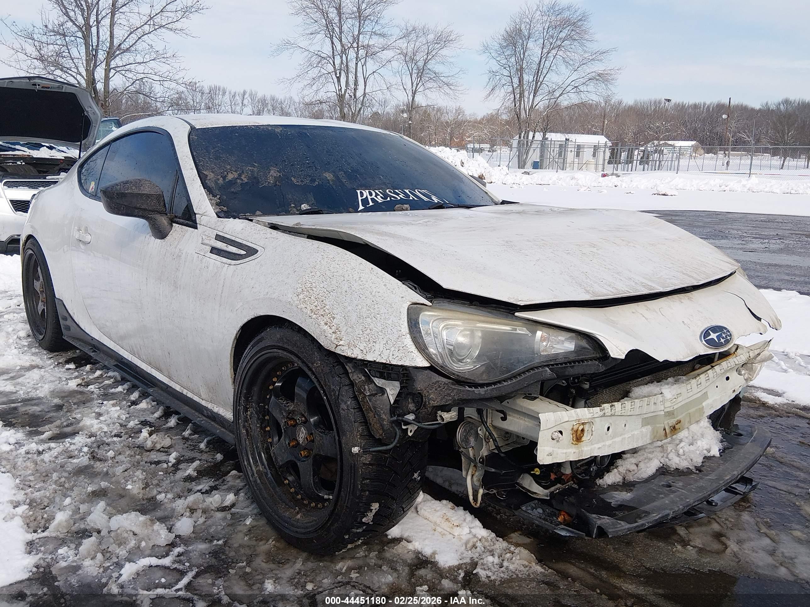 2015 Subaru BRZ Limited, VIN JF1ZCAC13F9600658 — Front end