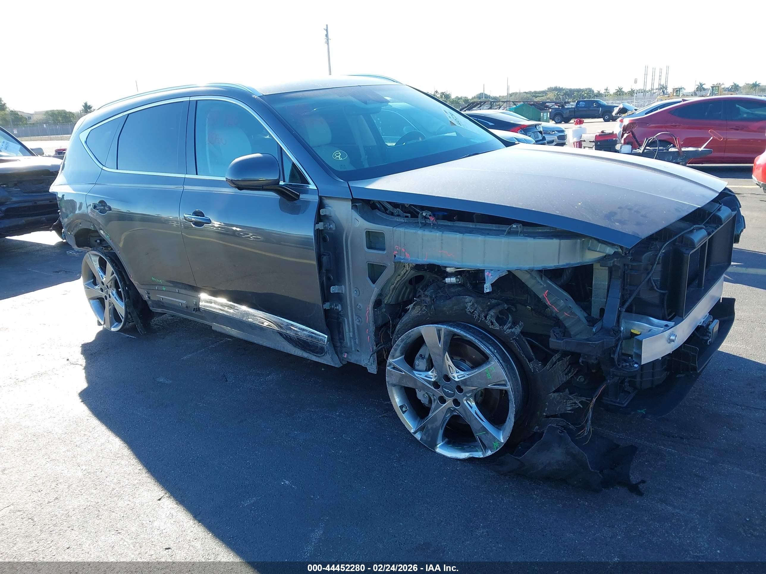 2023 Genesis GV80 Advanced Plus, VIN KMUHCESC4PU121421 — Front end