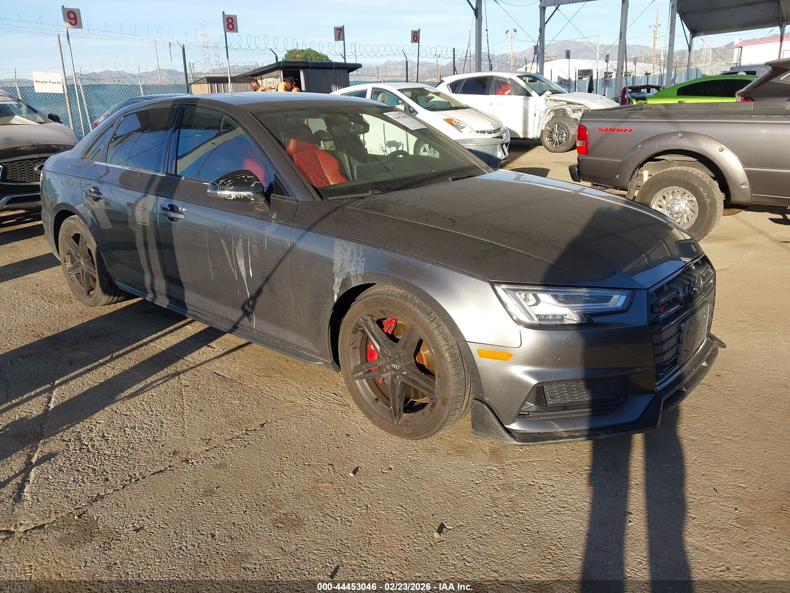 2018 Audi S4 Premium Plus, VIN WAUB4AF42JA063428 — Vandalism