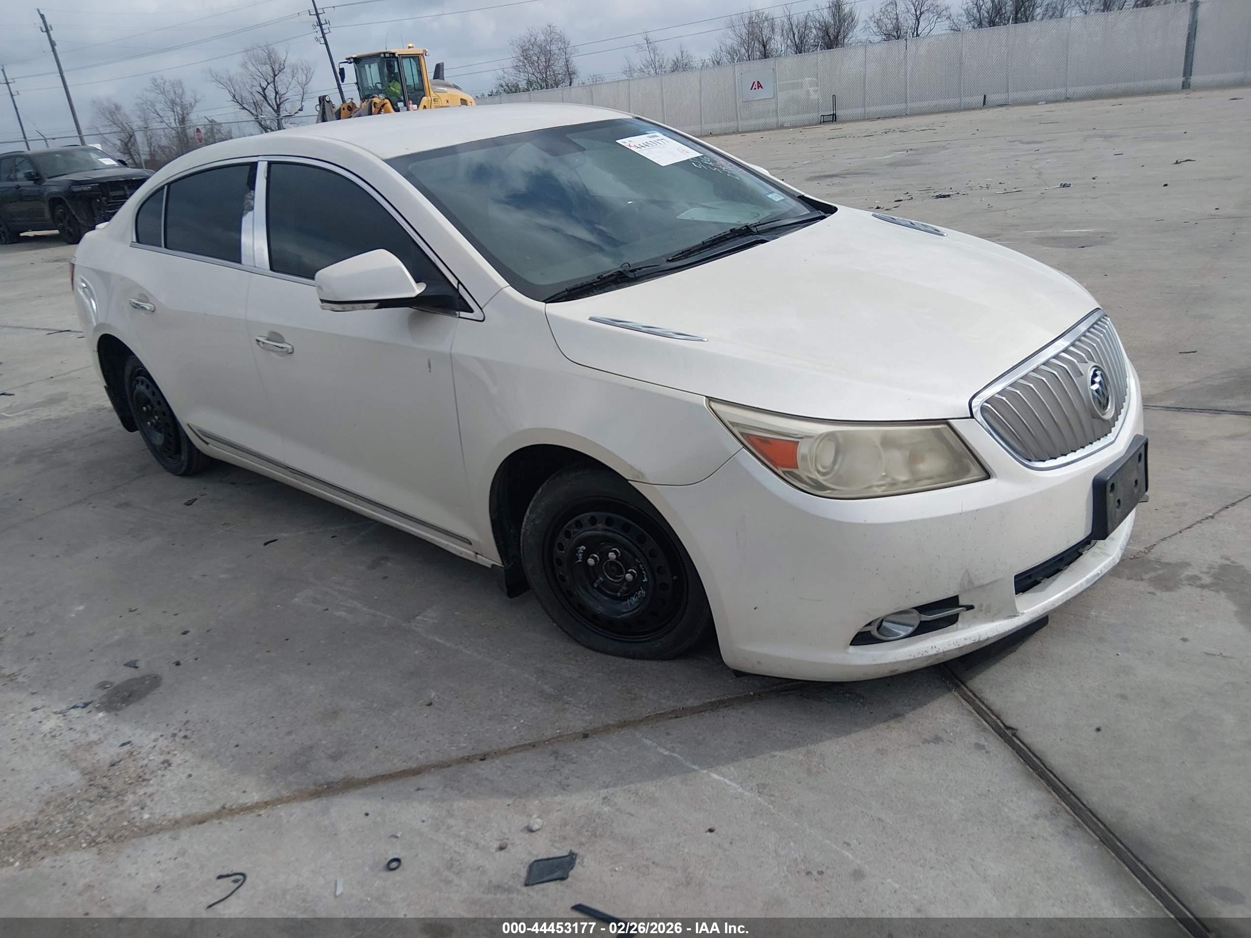 2011 Buick LaCrosse CXS, VIN 1G4GE5GDXBF272136 — Repossession