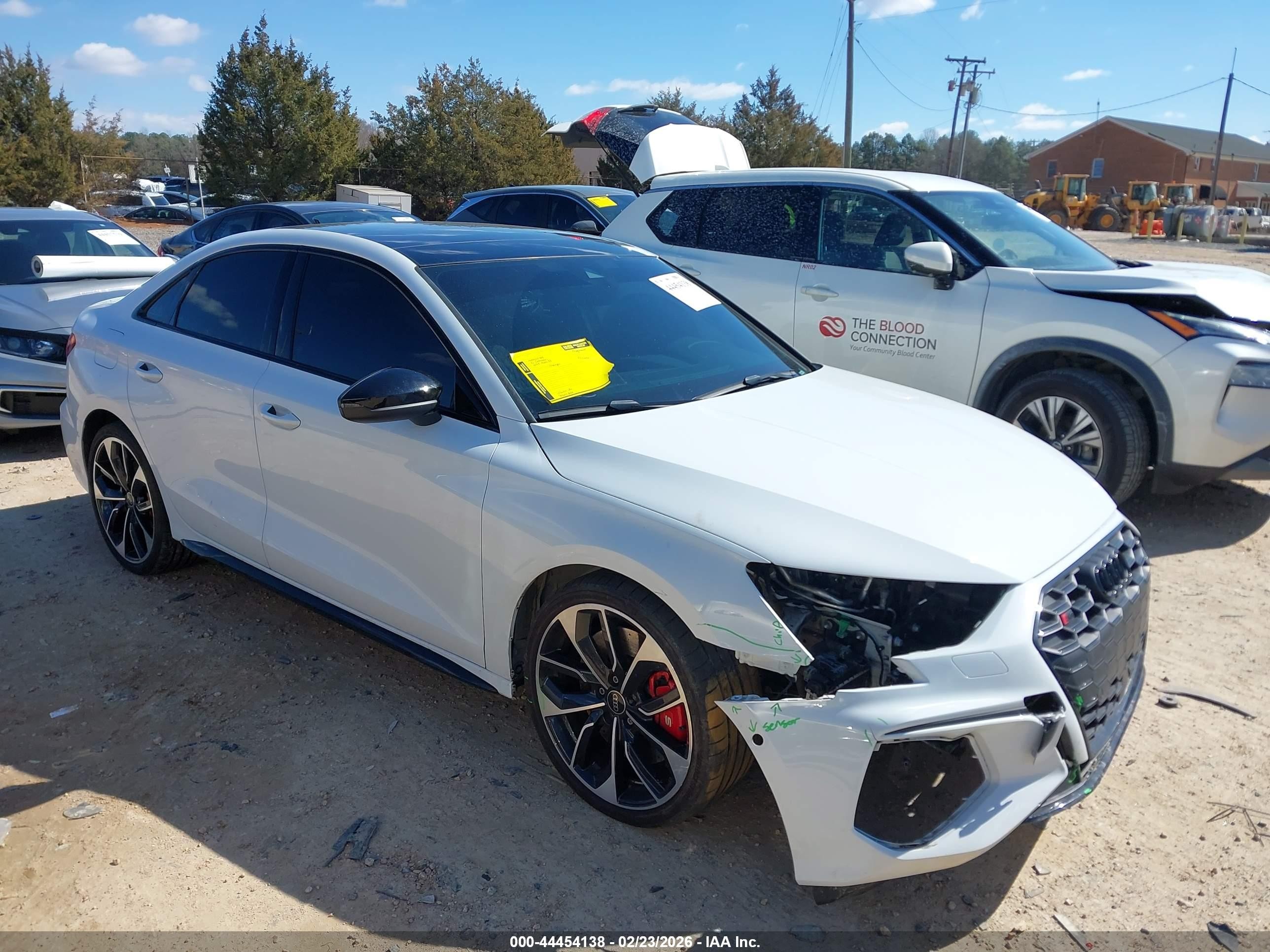 2024 Audi S3 Premium Plus, VIN WAUH3DGY6RA048619 — Перед