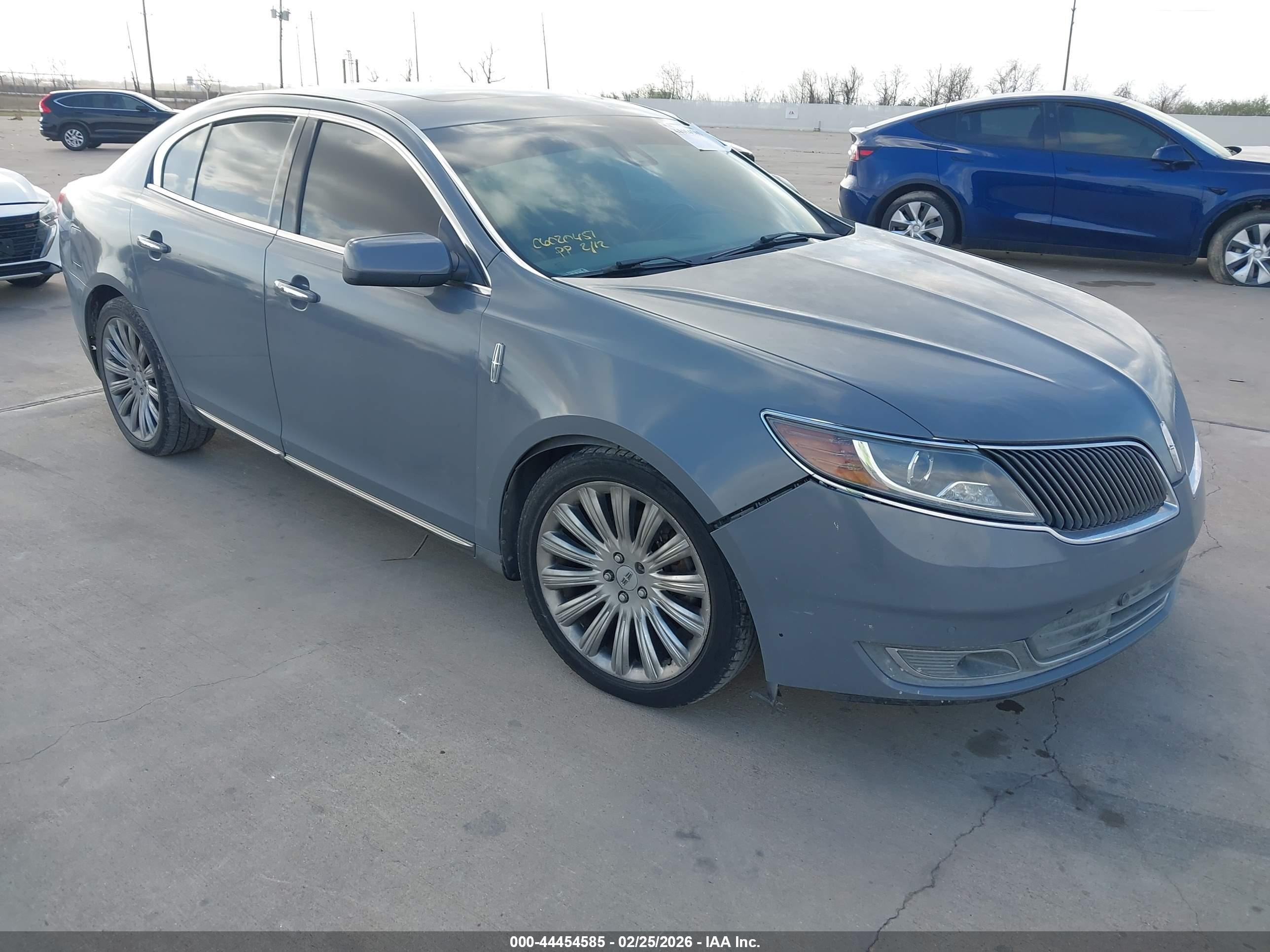 2013 Lincoln MKS, VIN 1LNHL9DK8DG606388 — Repossession