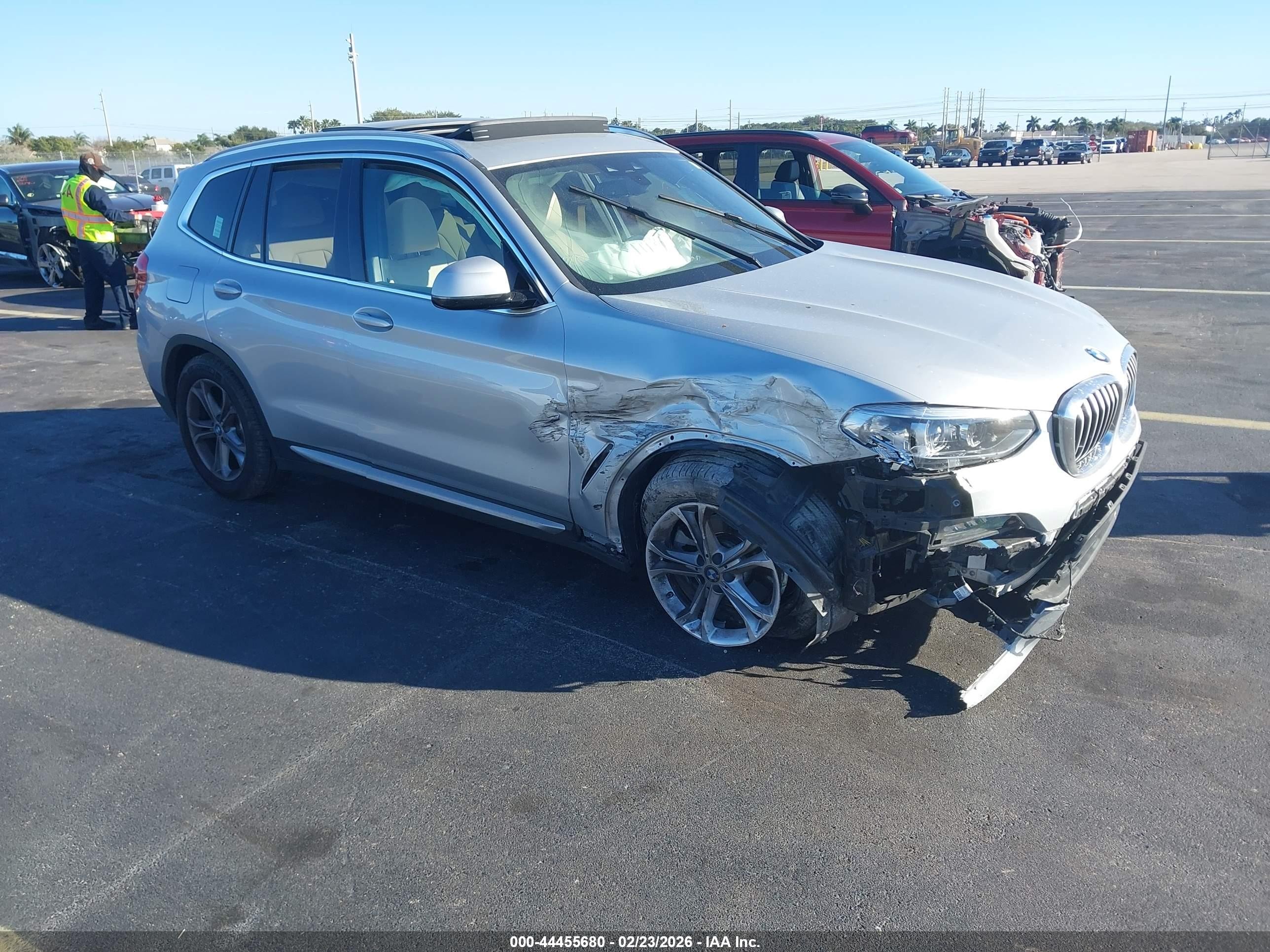 2021 BMW X3 sDrive30i, VIN 5UXTY3C08M9G09911 — Side
