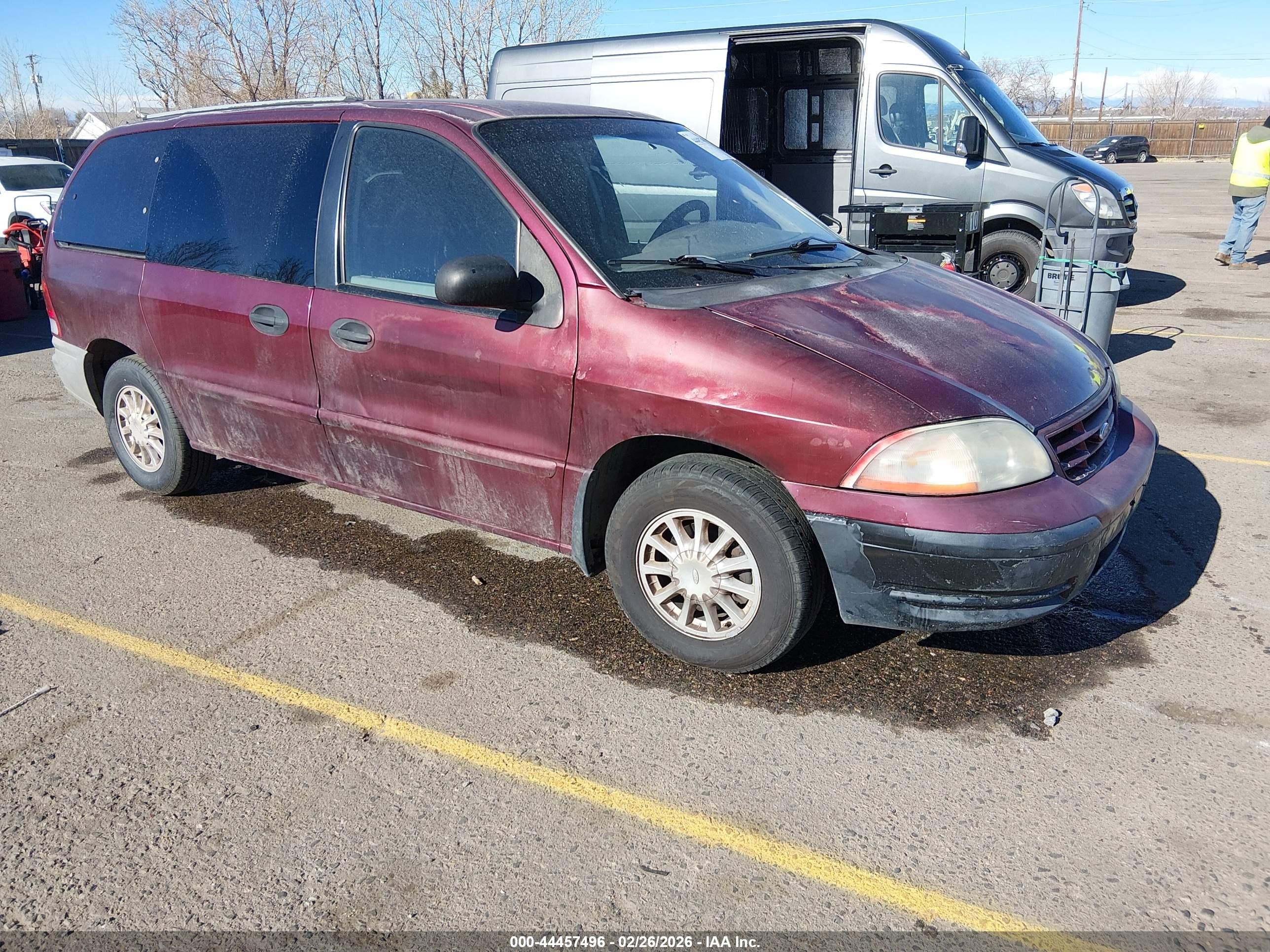 2000 Ford Windstar LX, VIN 2FMZA5142YBB72362 — Side