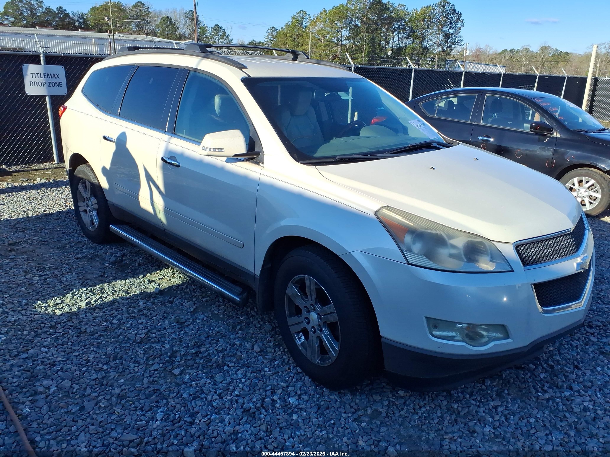 2012 Chevrolet Traverse 2LT, VIN 1GNKVJEDXCJ163515 — Rear end