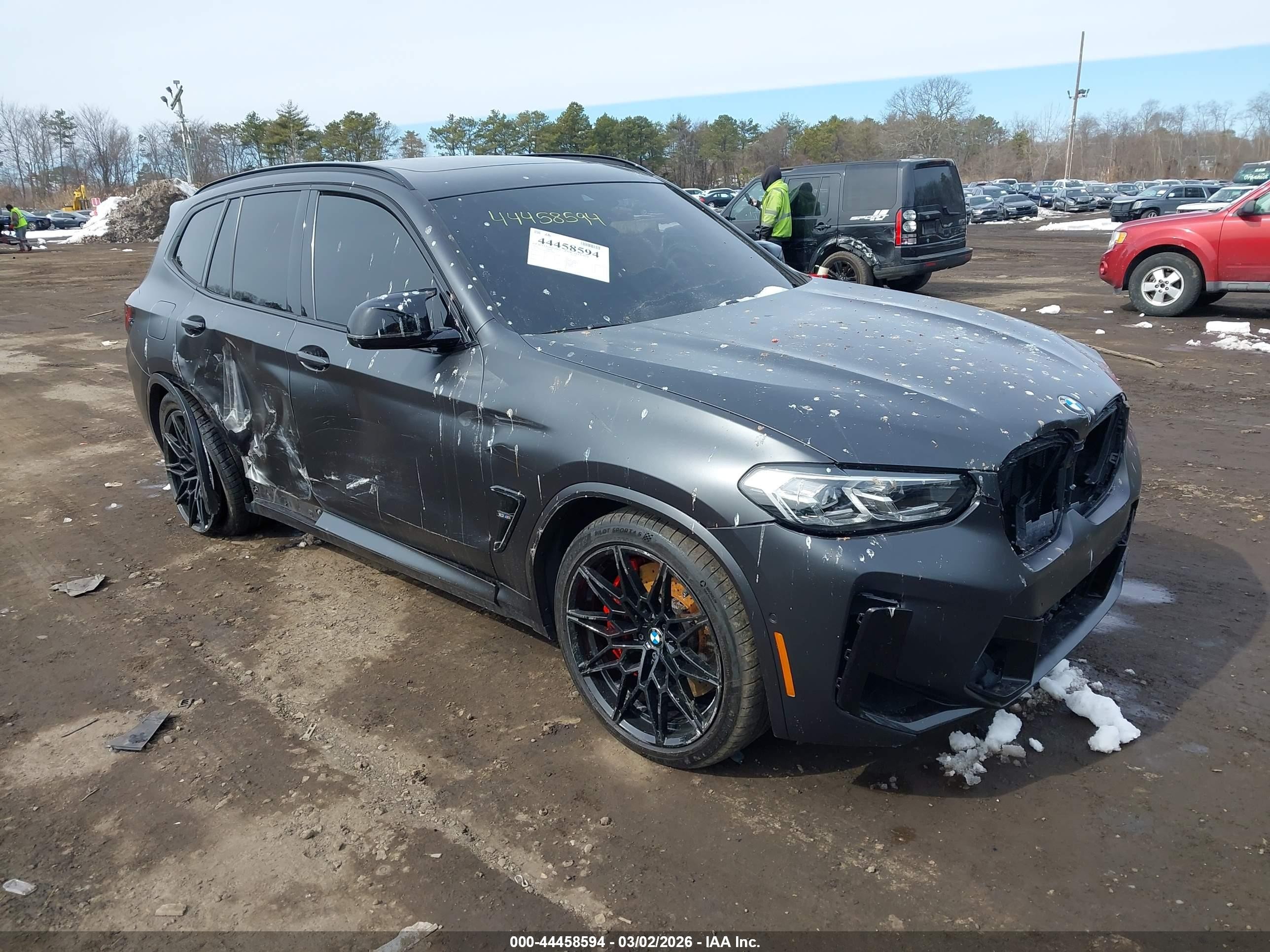 2022 BMW X3 M, VIN 5YM13EC03N9L56084 — Side